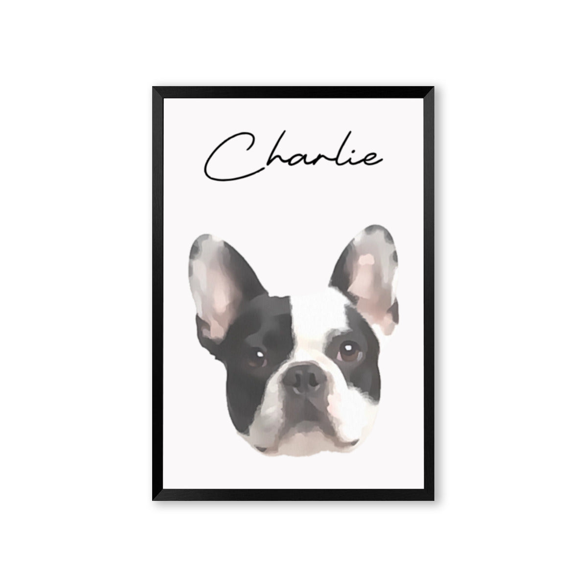 French Bulldog Personalized Decorative Canvas for Dog Moms & Dads-fadou