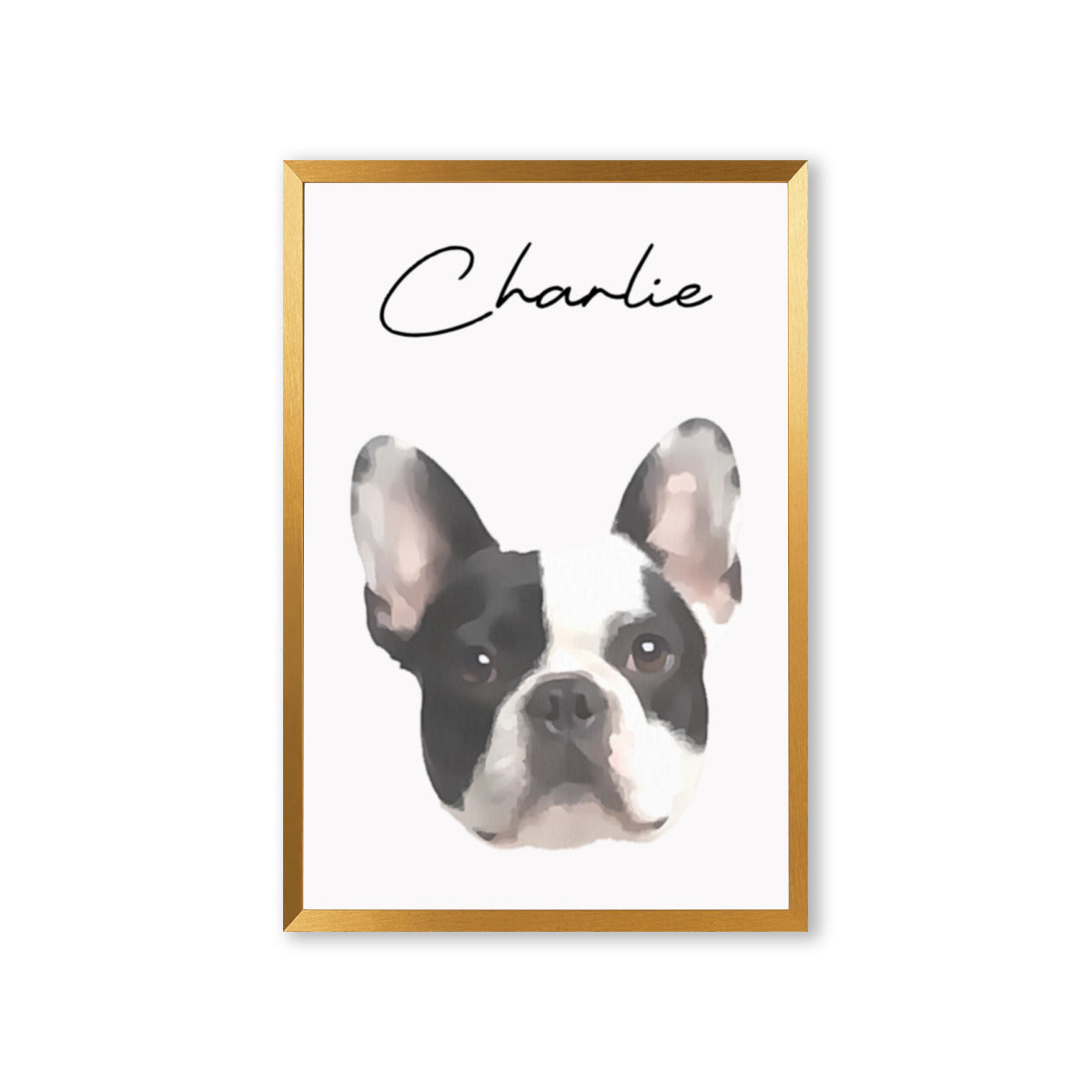 French Bulldog Personalized Decorative Canvas for Dog Moms & Dads-fadou