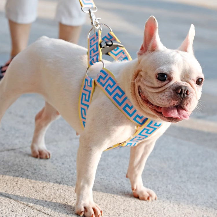 French Bulldog Secure No-Pull Vest for Flat-Face Breeds-fadou