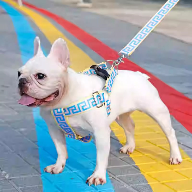 French Bulldog Secure No-Pull Vest for Flat-Face Breeds-fadou