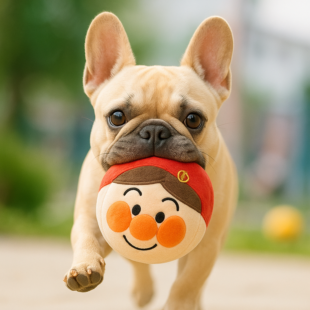 French Bulldog Plush Interactive Toy for Short-Nosed Dogs-fadou