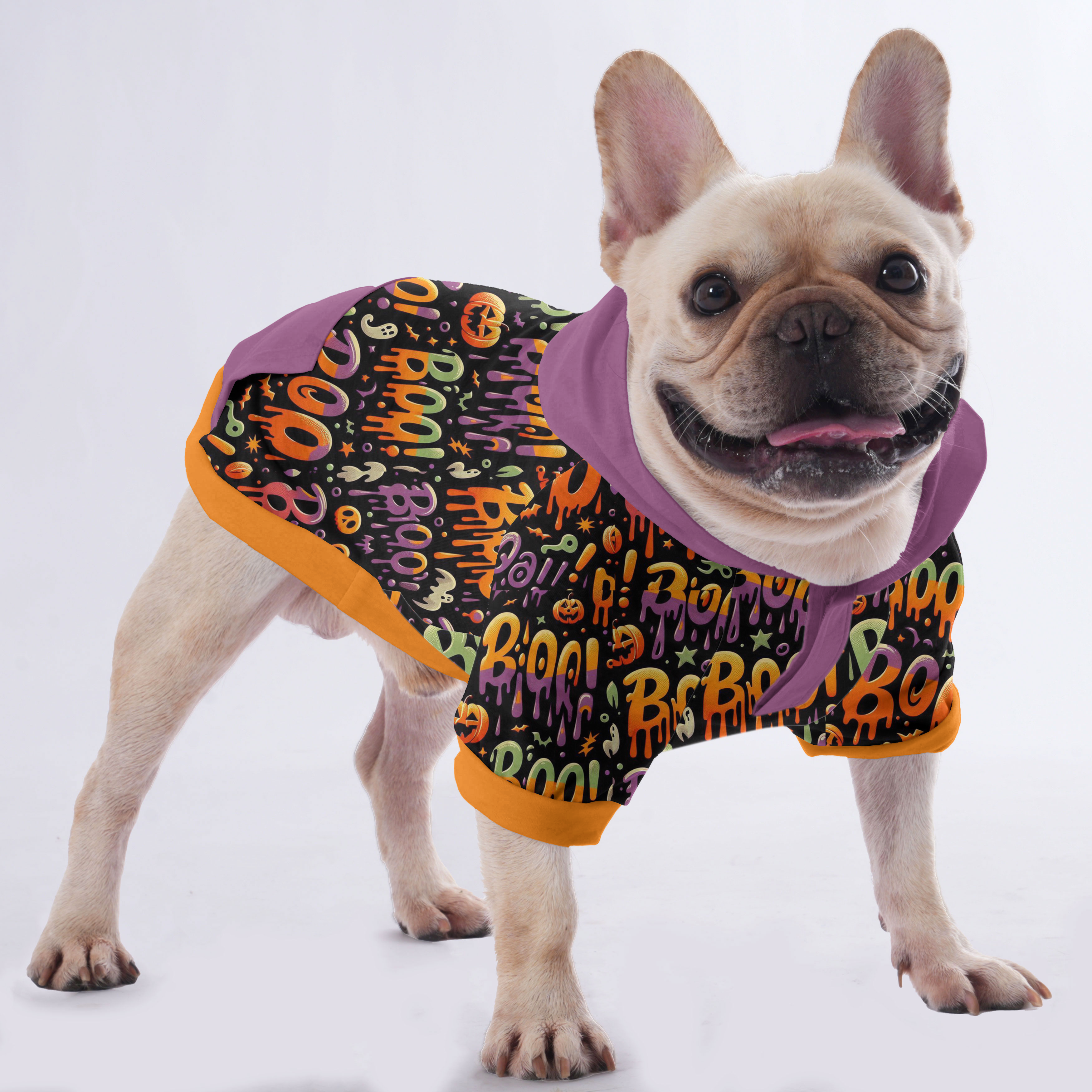 French Bulldog Halloween Dog Hoodie for French Bulldogs-fadou