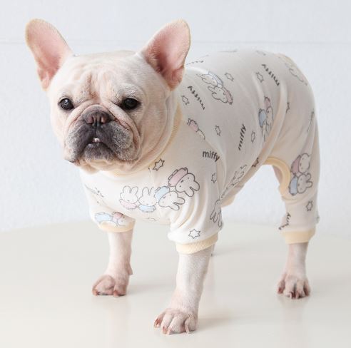 Dreamy French Bulldog Cozy Pajama Set for Bulldog Owners-fadou