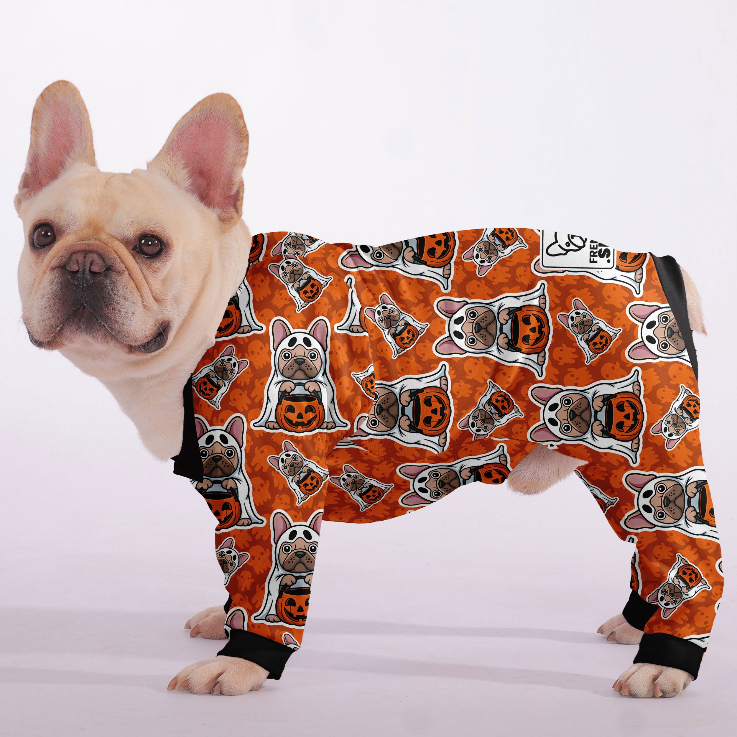 Bertie French Bulldog Night Outfit for Short-Nosed Dogs-fadou