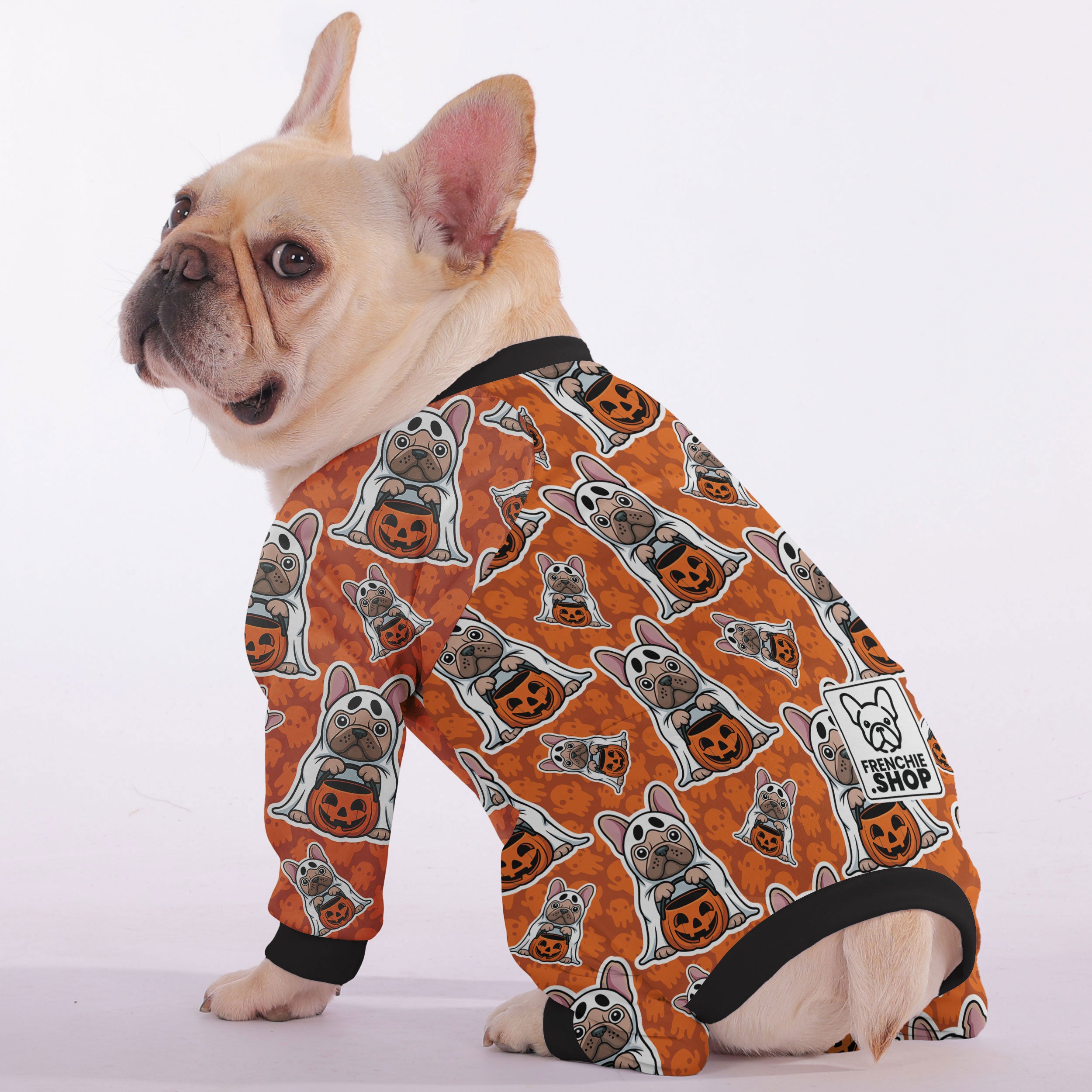 Bertie French Bulldog Night Outfit for Short-Nosed Dogs-fadou