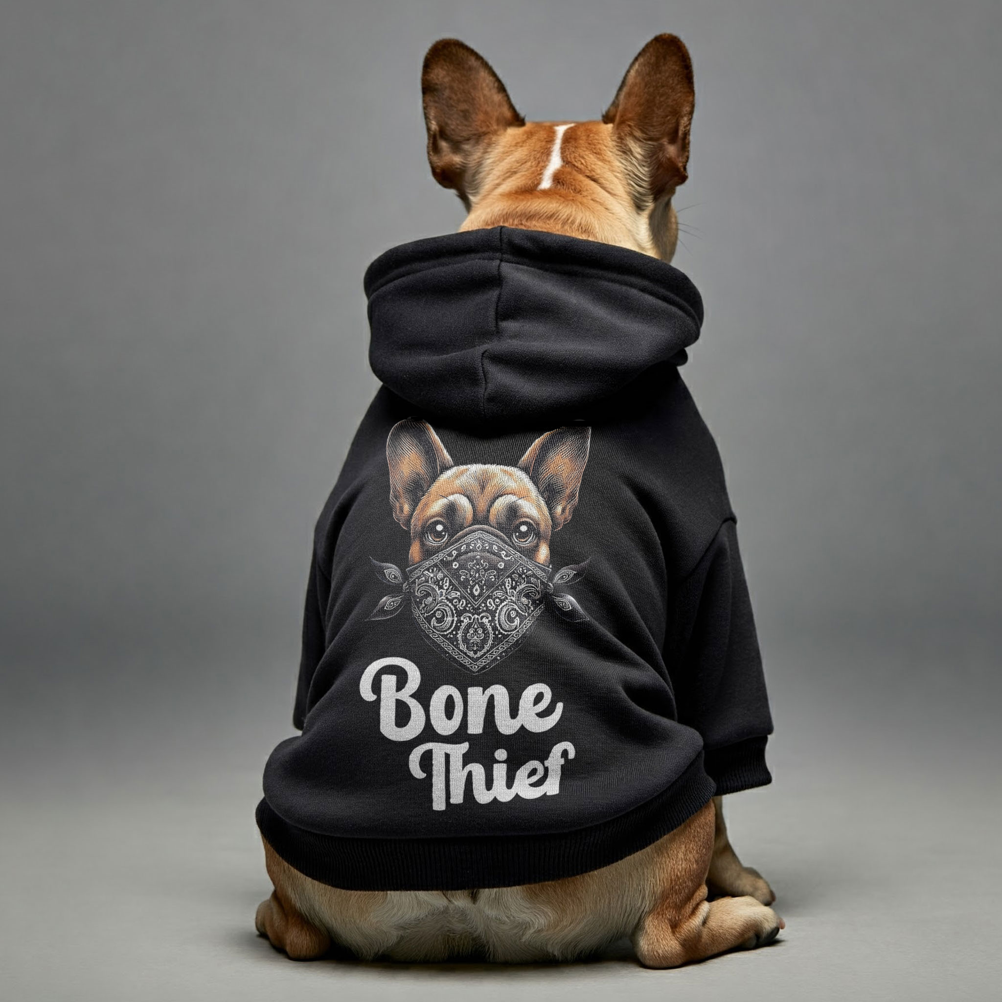 Frenchie Personalized Fleece Hoodie for Training Sessions-fadou