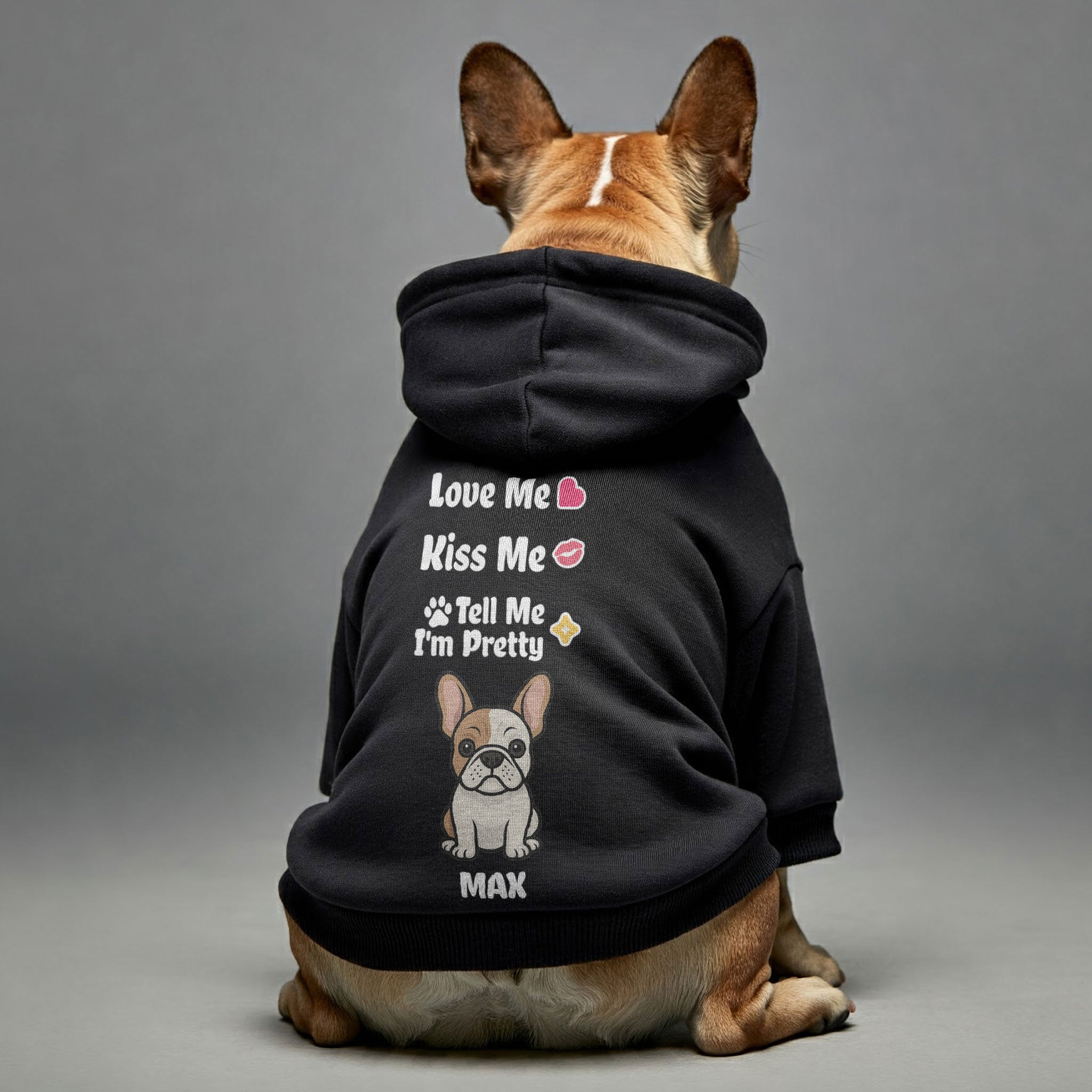 French Bulldog Custom Pet Sweatshirt for Outdoor Adventures-fadou
