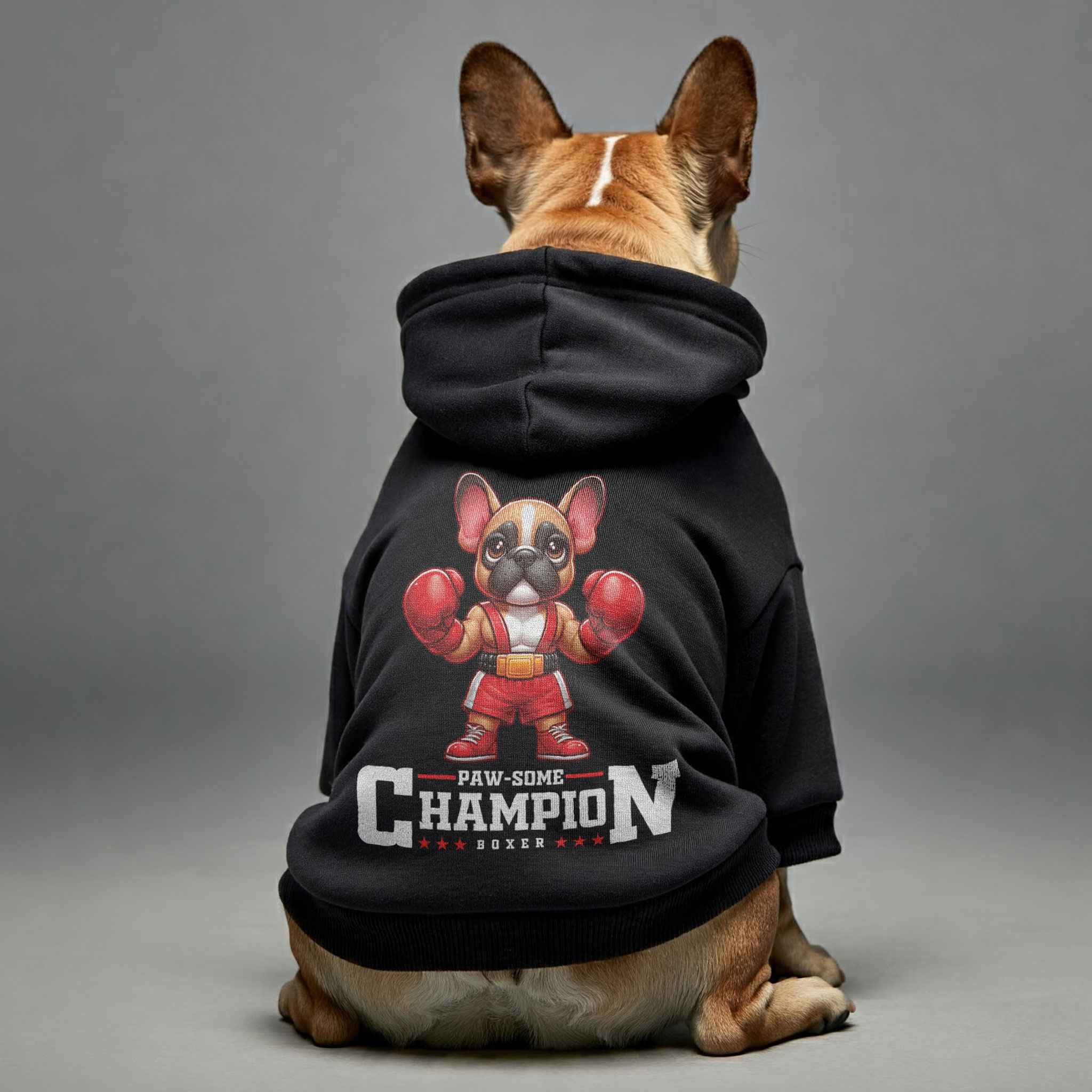 PAWSOME French Bulldog Dog Hoodie for Brachycephalic Dogs-fadou