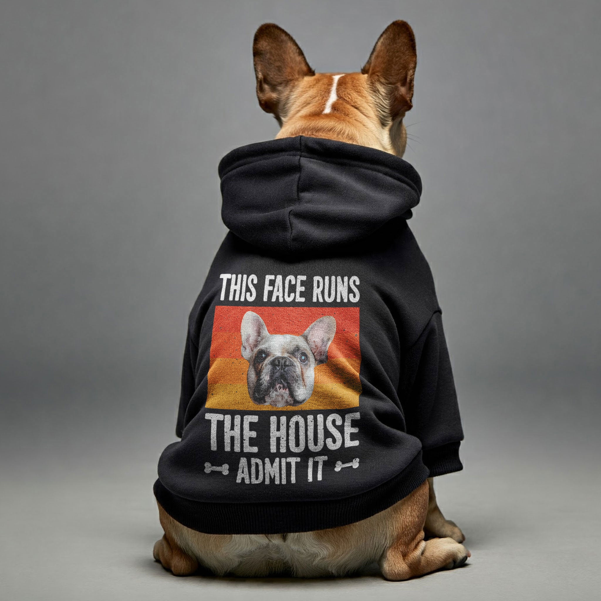 This French Bulldog Pet Sweatshirt for Short-Nosed Dogs-fadou