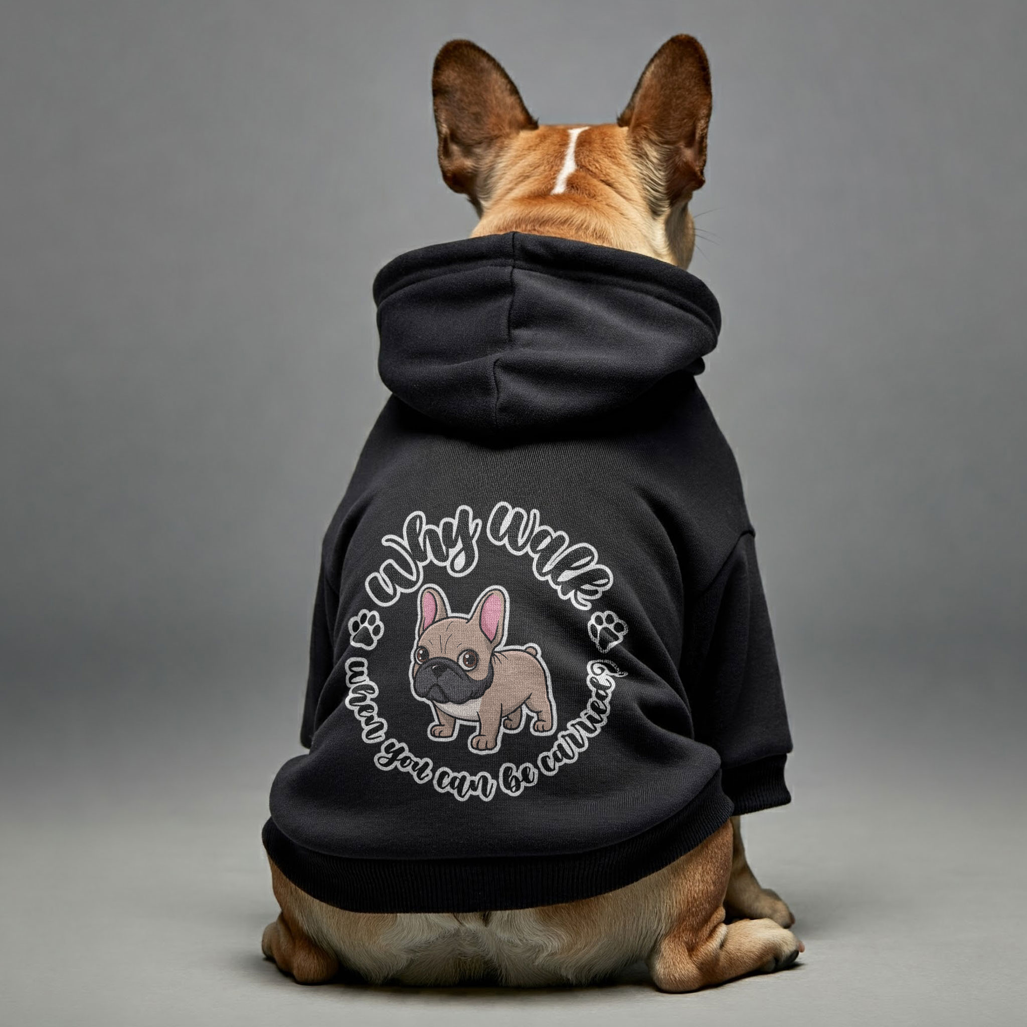 Why Walk When You Can Be Carried? - Personalized for French Bulldogs-fadou