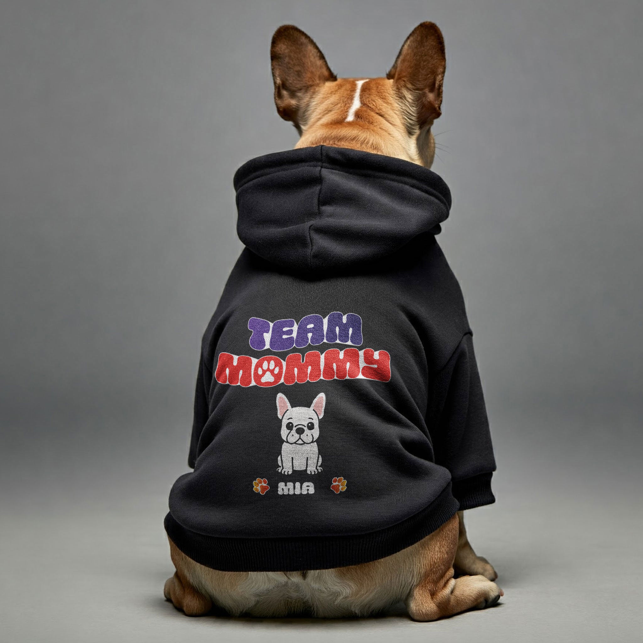 Team French Bulldog Cozy Hoodie for Brachycephalic Dogs-fadou