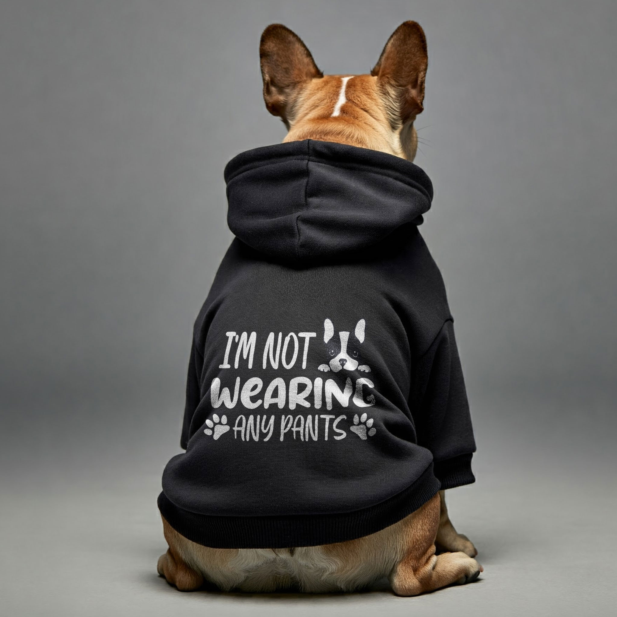 French Bulldog Stylish Fleece Hoodie for Travel Comfort-fadou