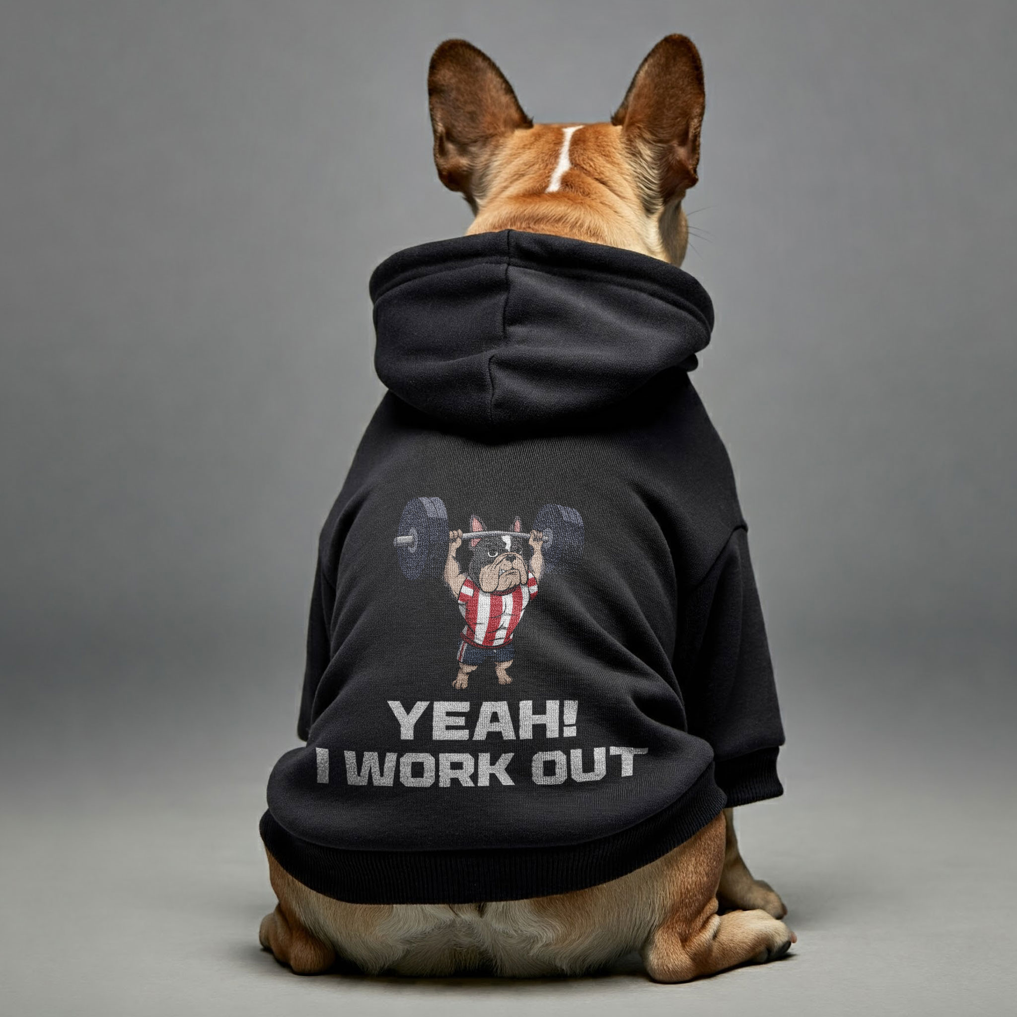 Yeah French Bulldog Cozy Hoodie for Brachycephalic Dogs-fadou