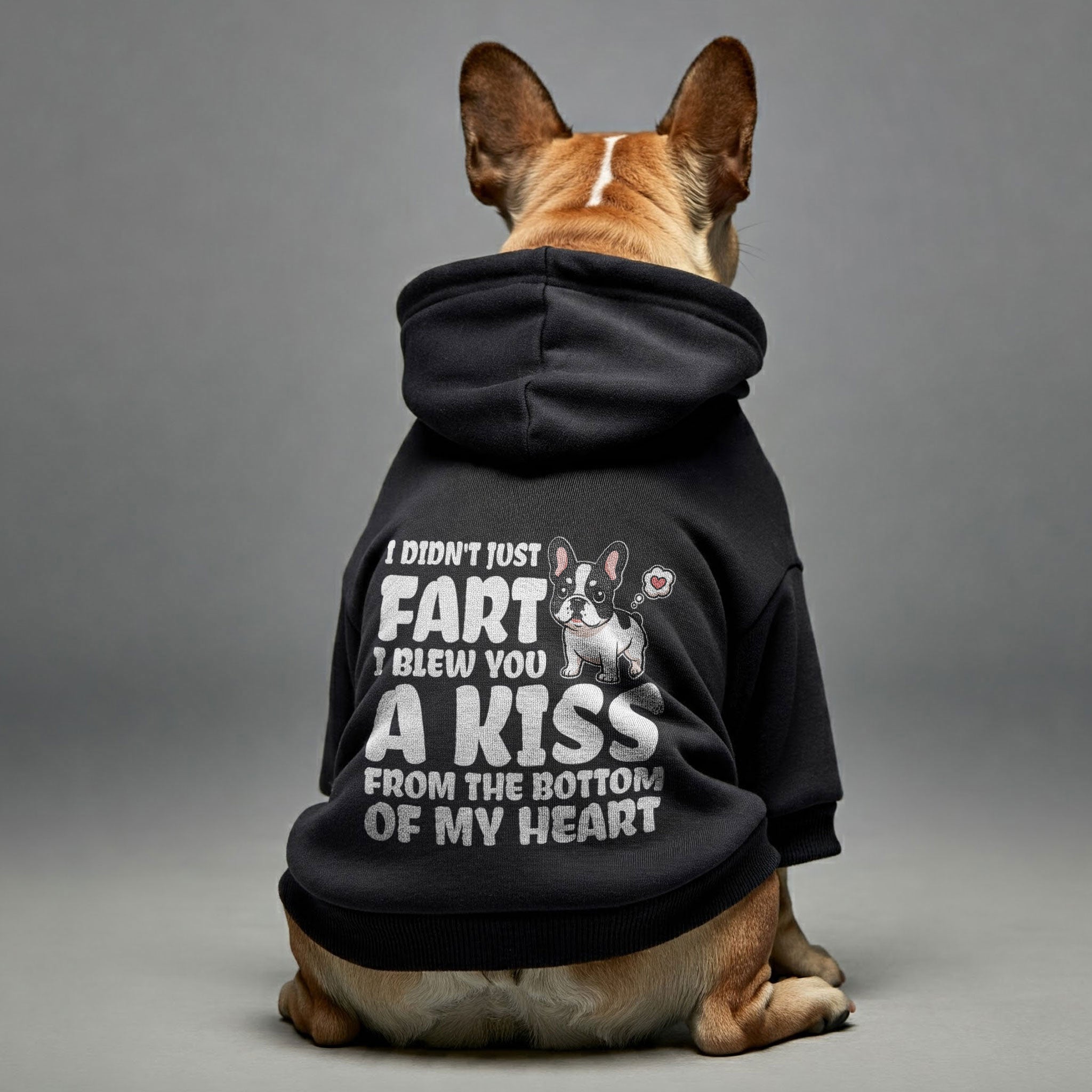 French Bulldog Personalized Cozy Hoodie for Daily Walks-fadou