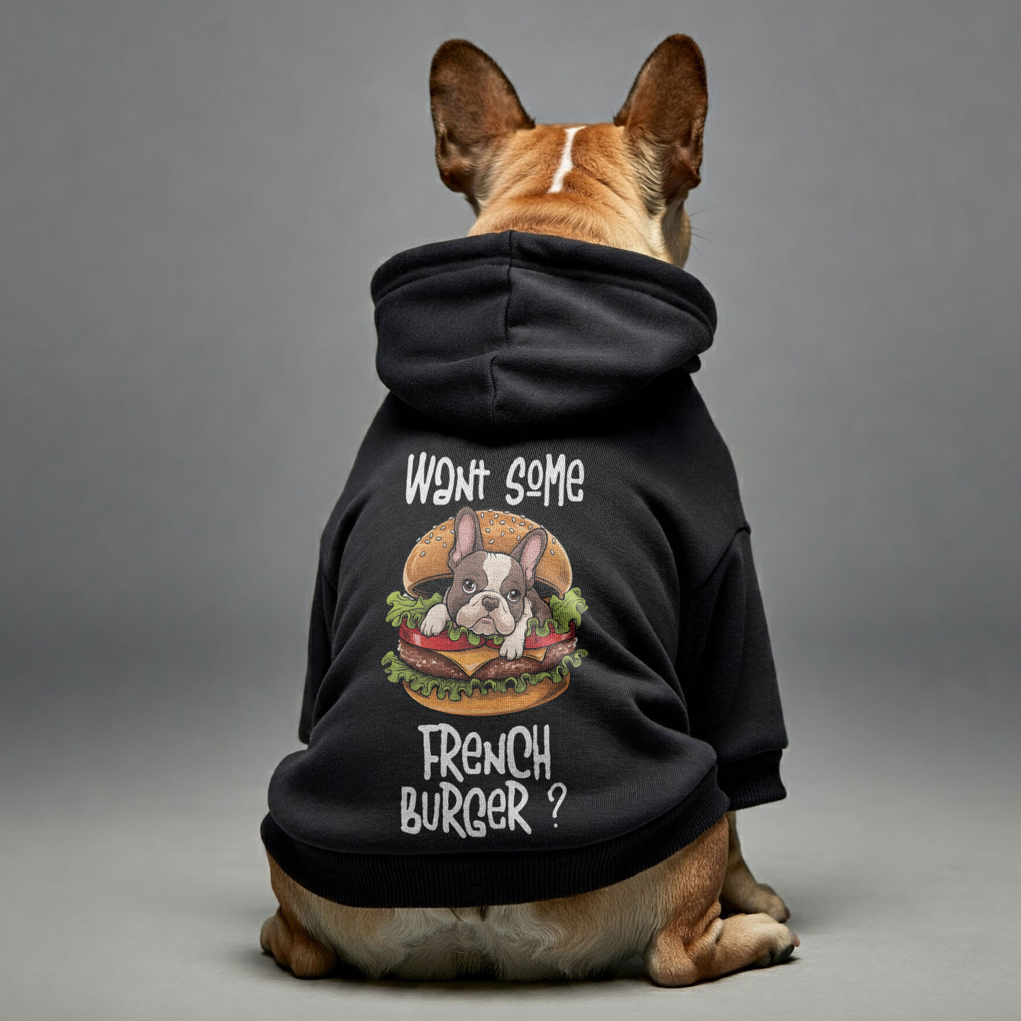 Want Some French Burger ? - Personalized French for French Bulldogs-fadou