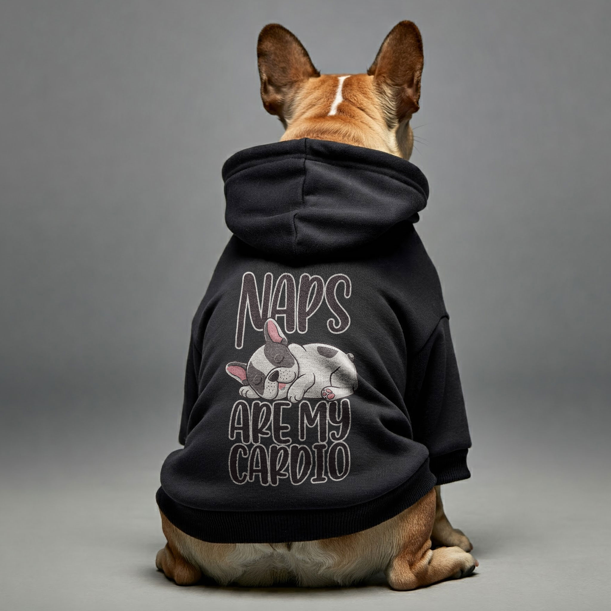 Naps French Bulldog Cozy Hoodie for Brachycephalic Dogs-fadou