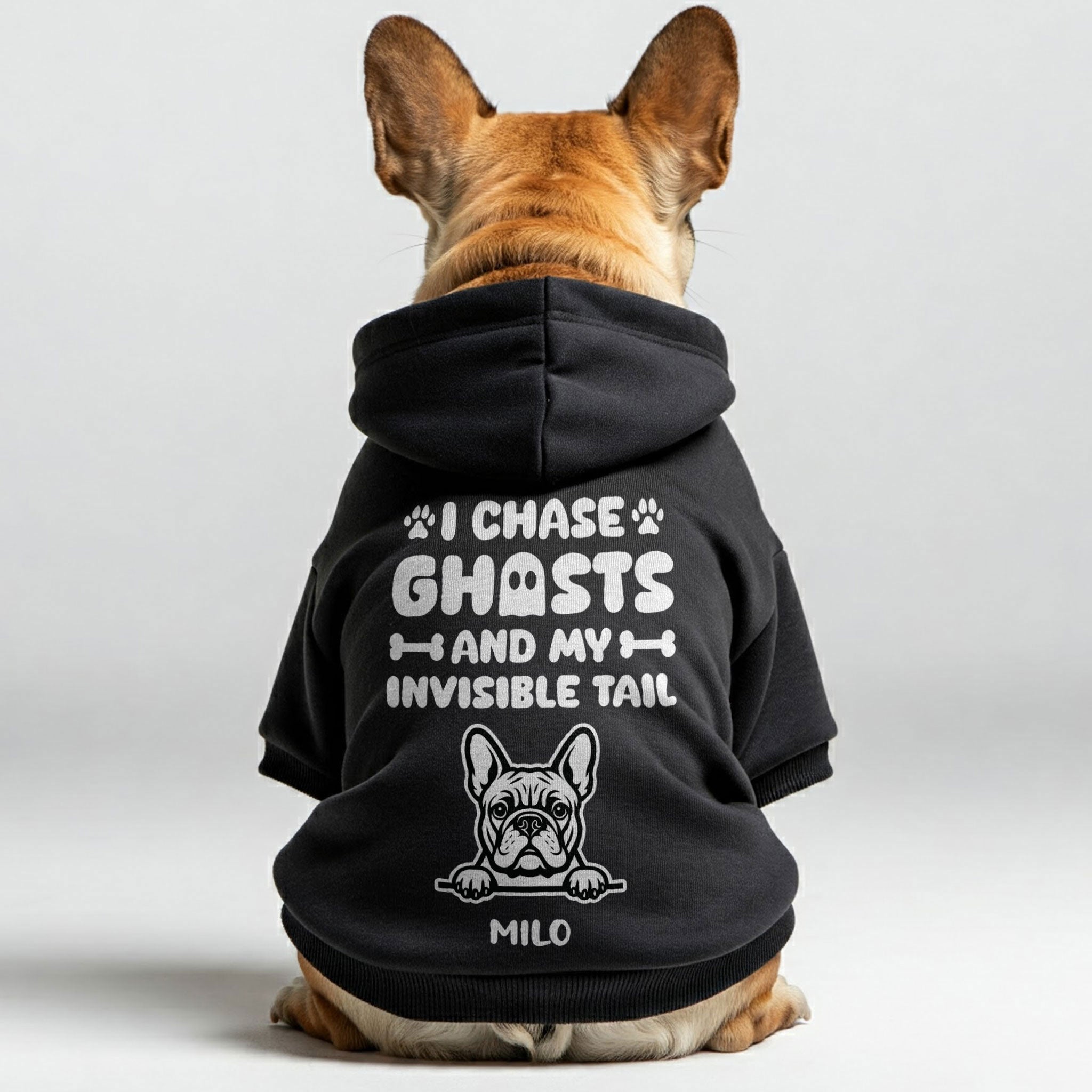 French Bulldog Custom Dog Hoodie for Brachycephalic Dogs-fadou