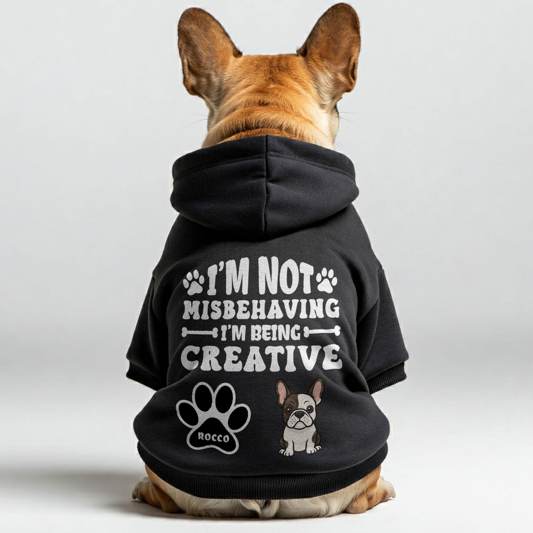 French Bulldog Custom Cozy Hoodie for Training Sessions-fadou