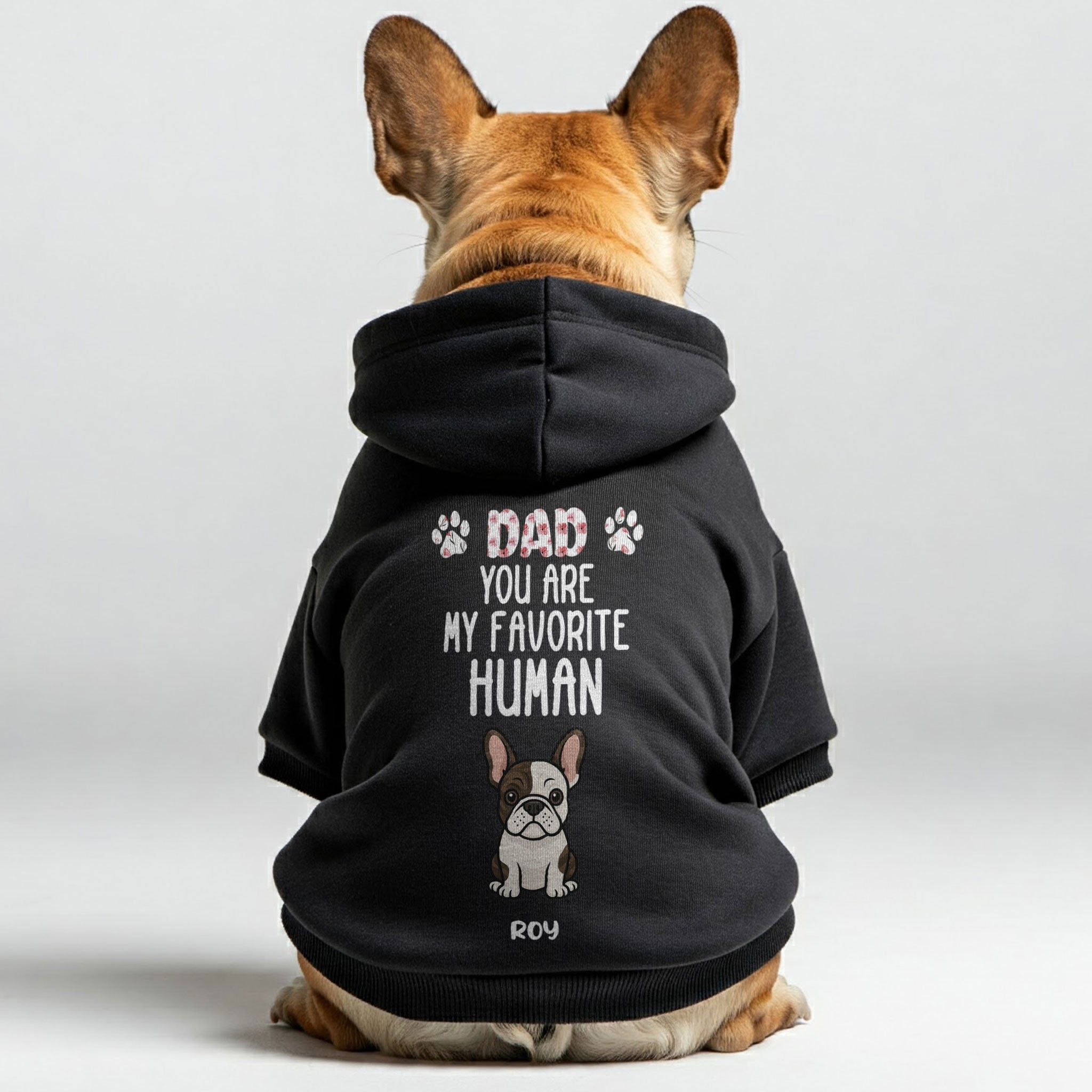 French Bulldog Custom Cozy Hoodie for Brachycephalic Dogs-fadou