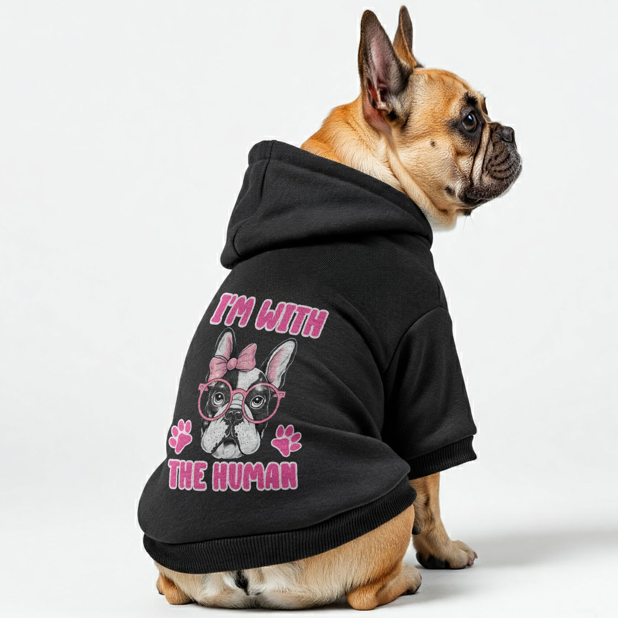 French Bulldog Premium Fleece Hoodie for Training Sessions-fadou
