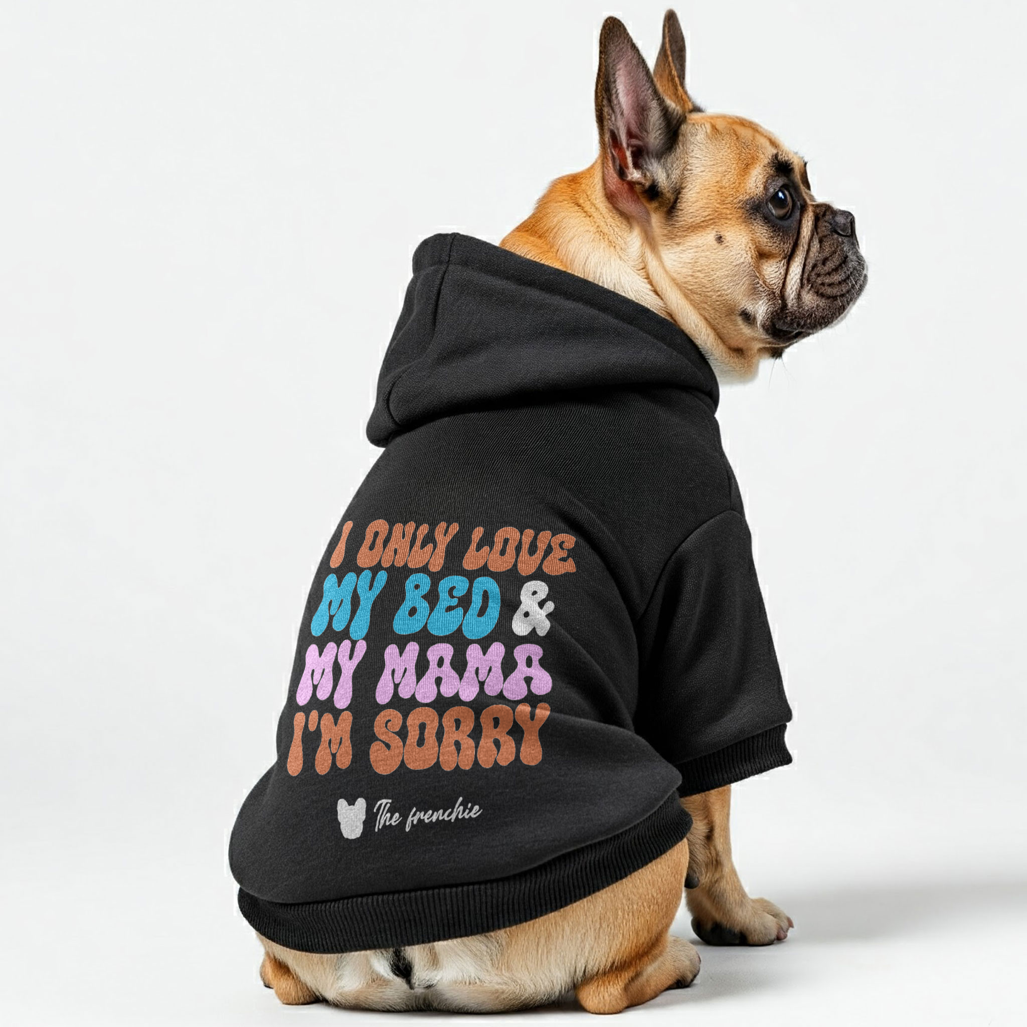 I Only Love - Personalized French Bulldog Hoodies for French Bulldogs-fadou