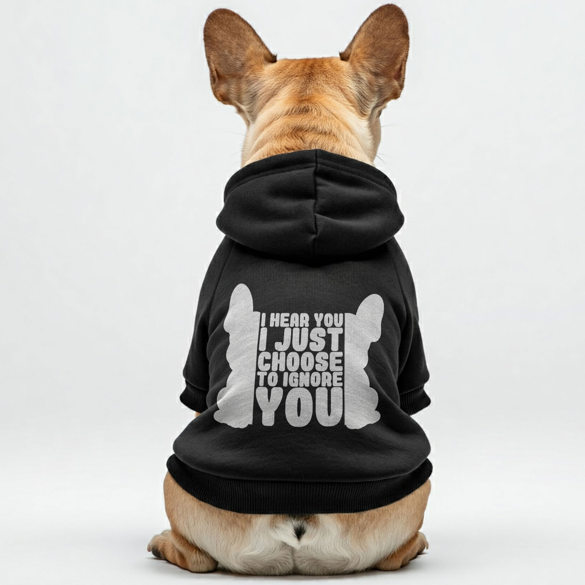 French Bulldog Personalized Dog Hoodie for Small Breeds-fadou