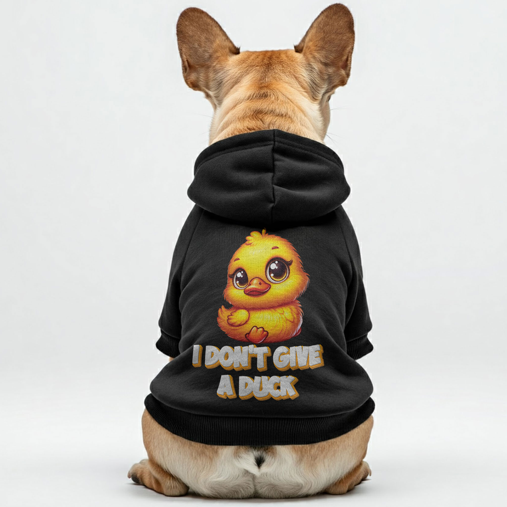 French Bulldog Premium Fleece Hoodie for Outdoor Adventures-fadou