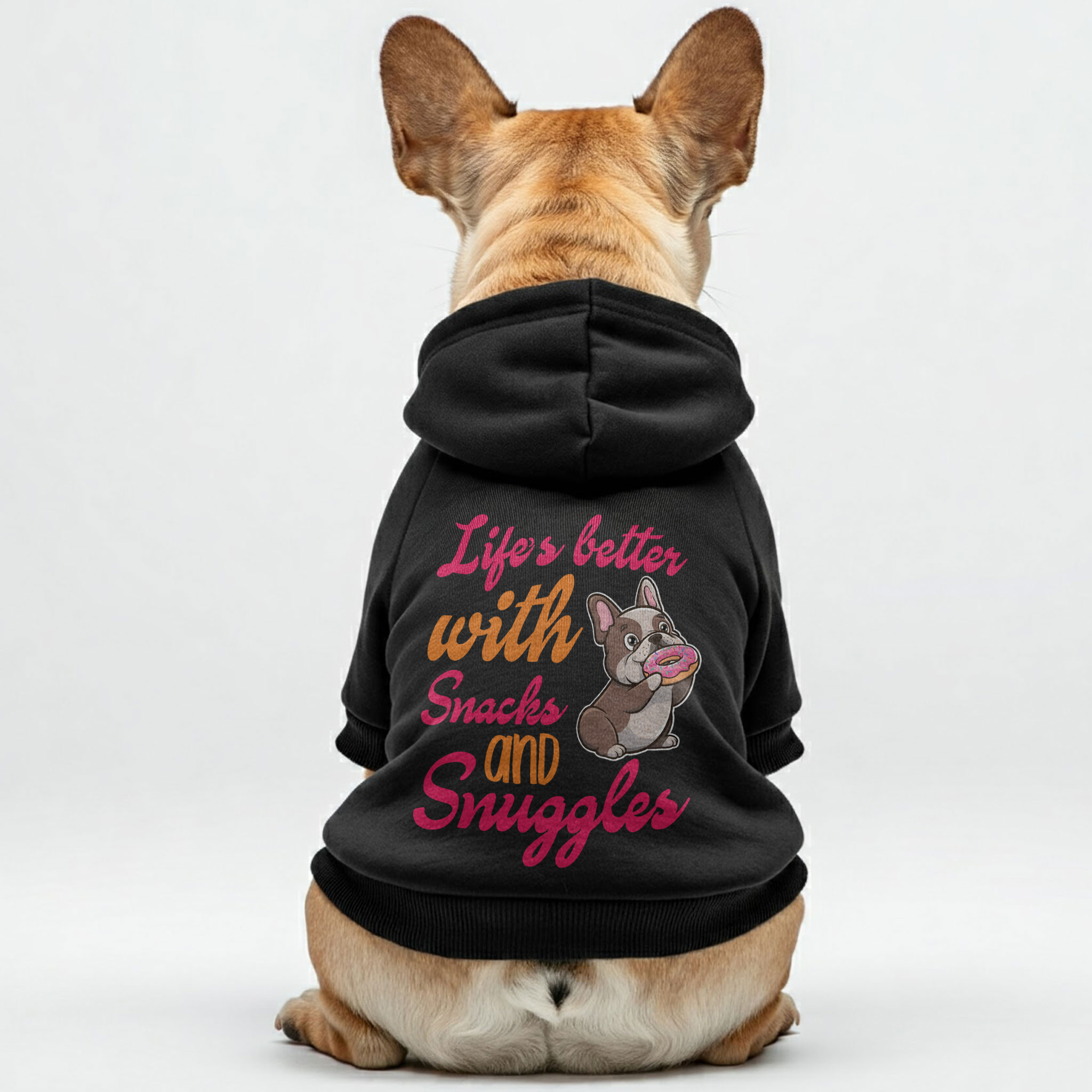 French Bulldog Cotton Cozy Hoodie for Brachycephalic Dogs-fadou