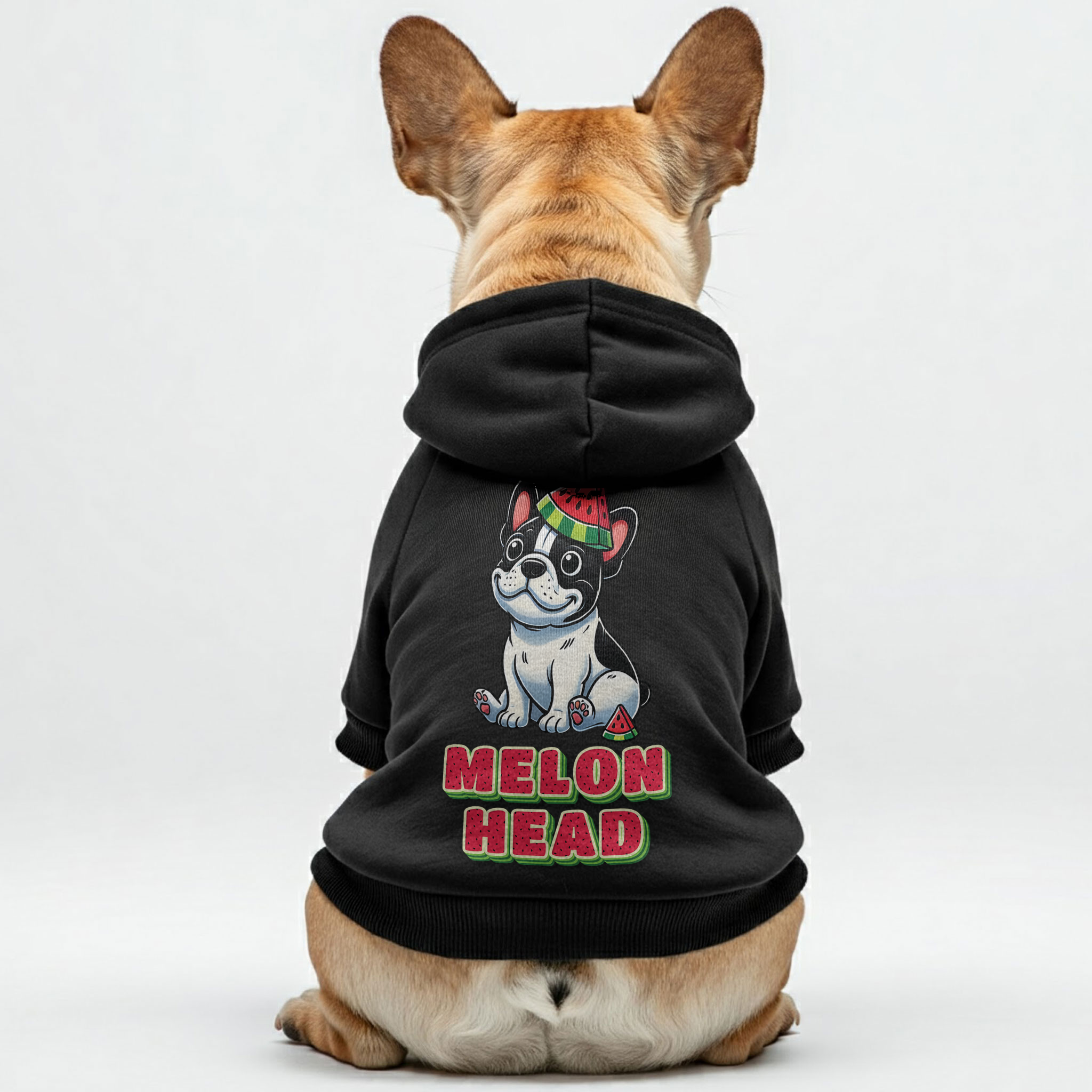French Bulldog Personalized Fleece Hoodie for Short-Nosed Dogs-fadou