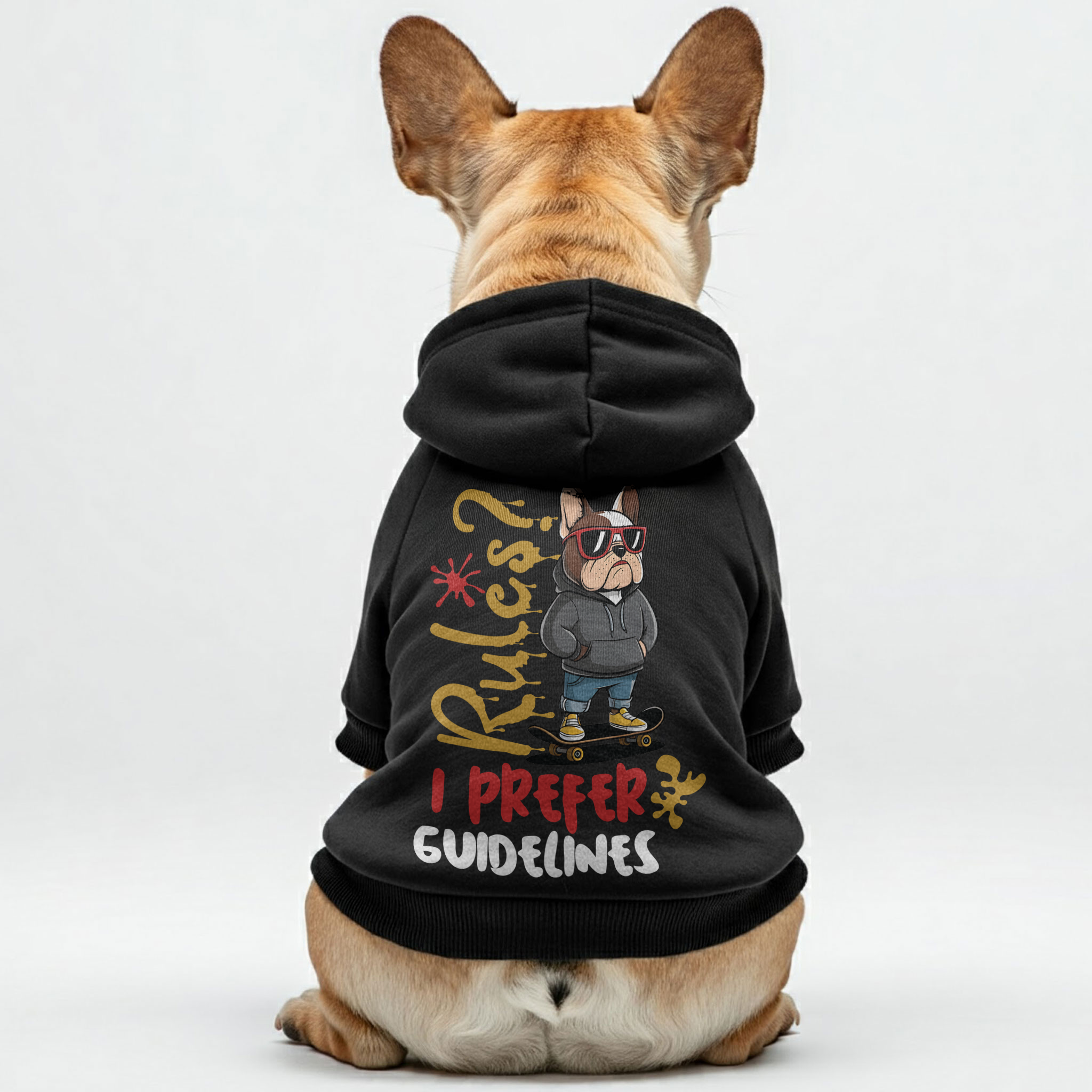 Rules? I Prefer Guidelines - Personalized French for French Bulldogs-fadou