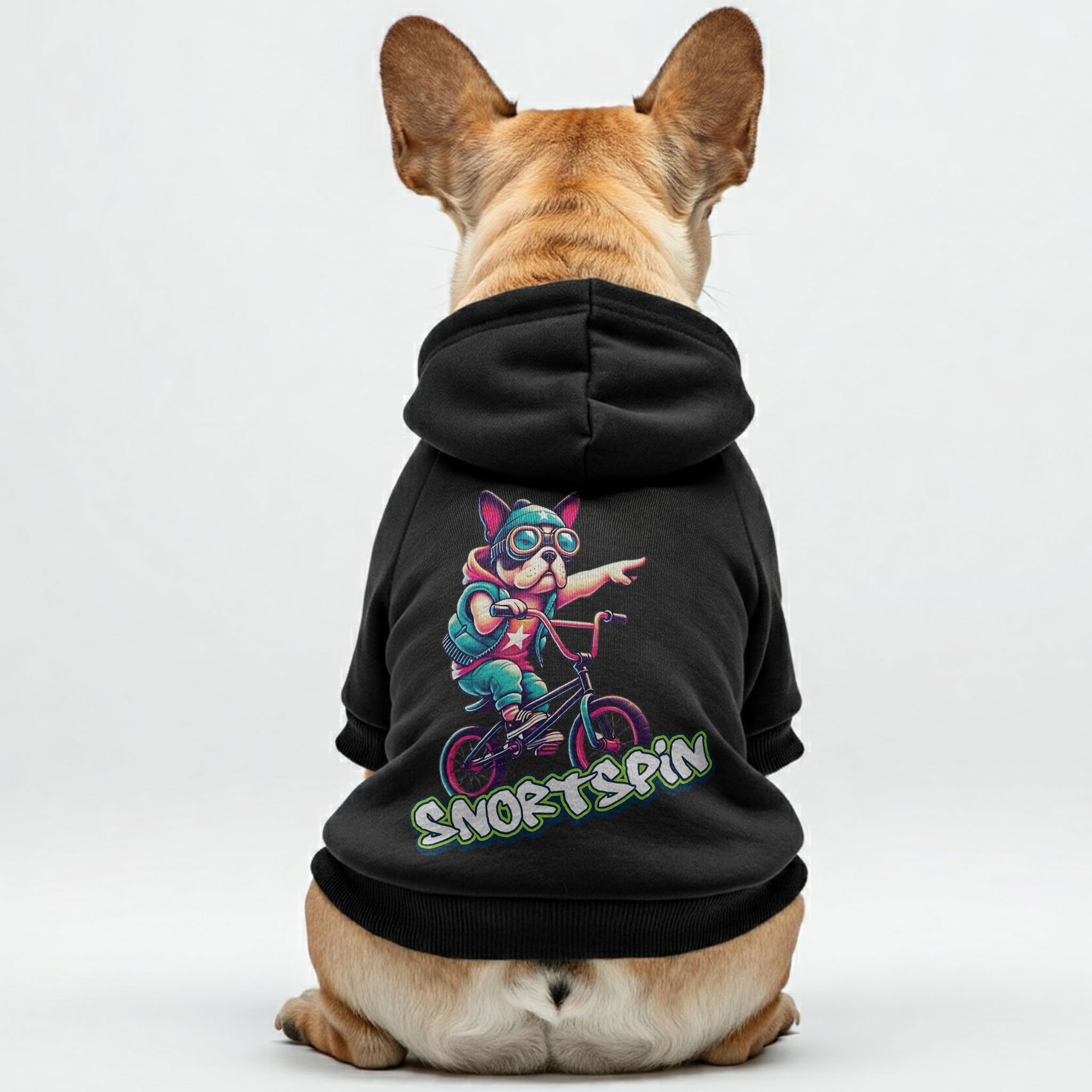 Snortspin French Bulldog Cozy Hoodie for Training Sessions-fadou