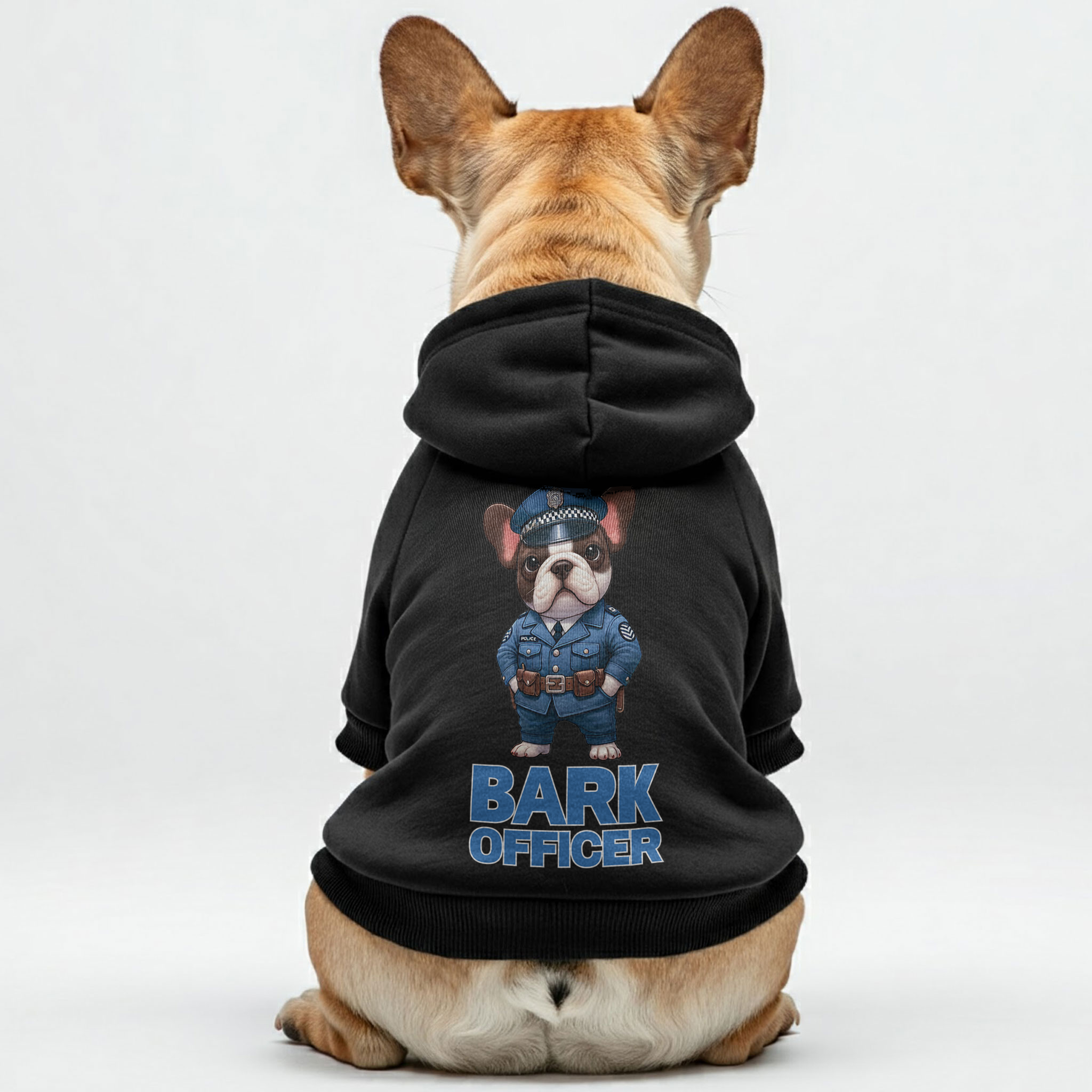 Frenchie Personalized Pet Sweatshirt for Flat-Face Breeds-fadou