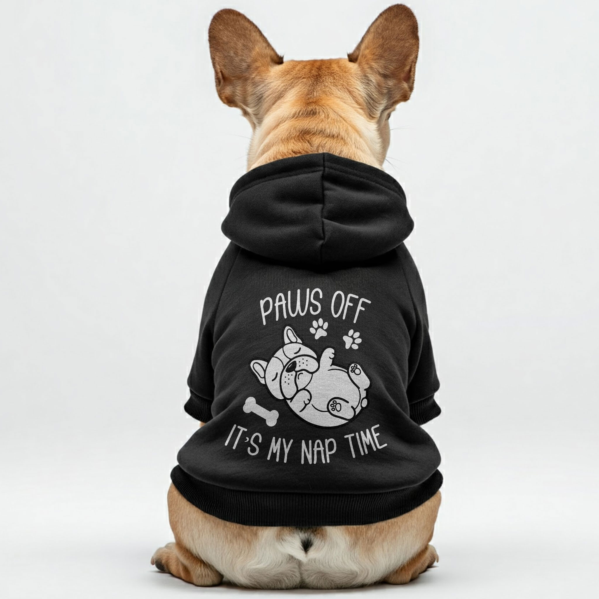 Paws French Bulldog Cozy Hoodie for Brachycephalic Dogs-fadou