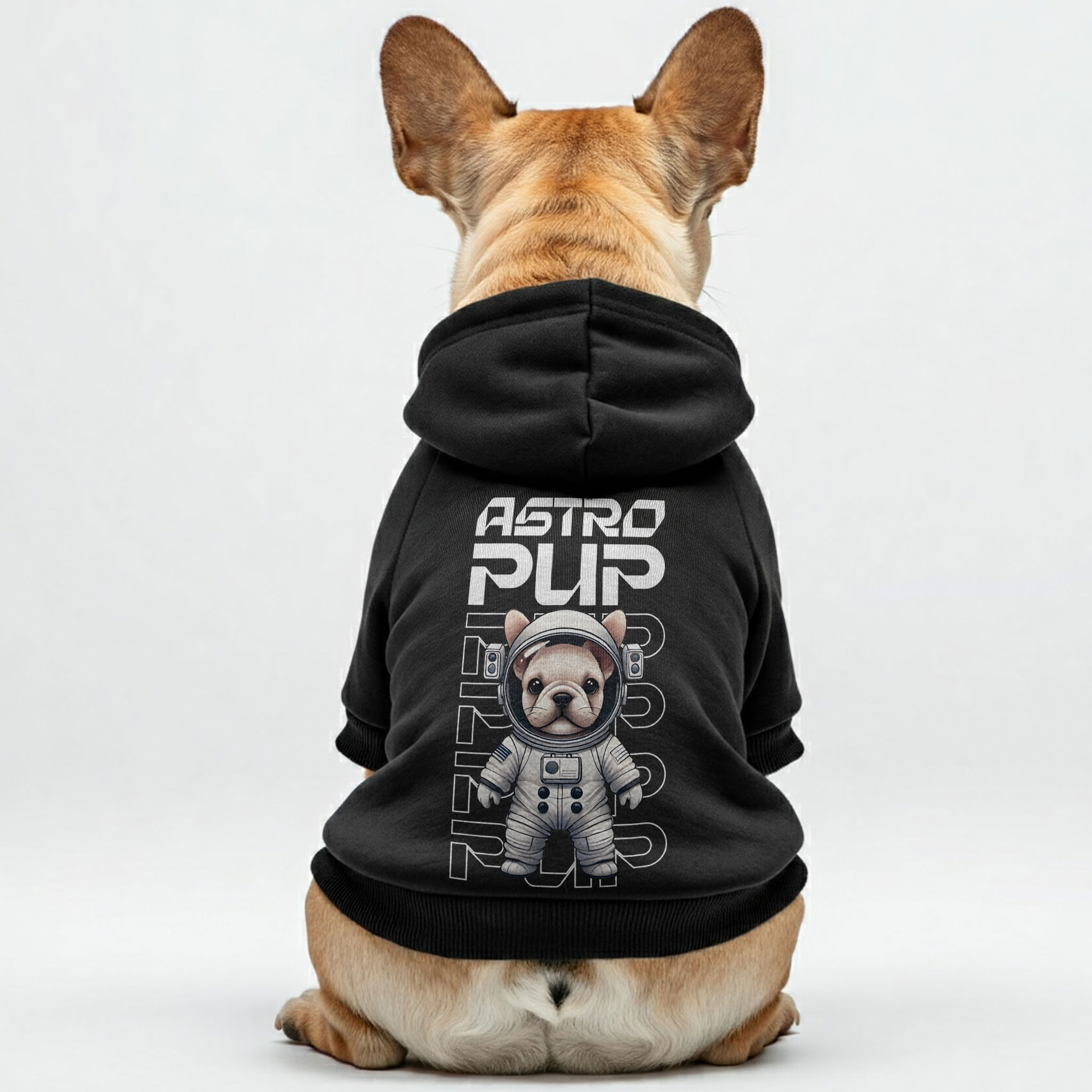 French Bulldog Cozy Fleece Hoodie for Brachycephalic Dogs-fadou