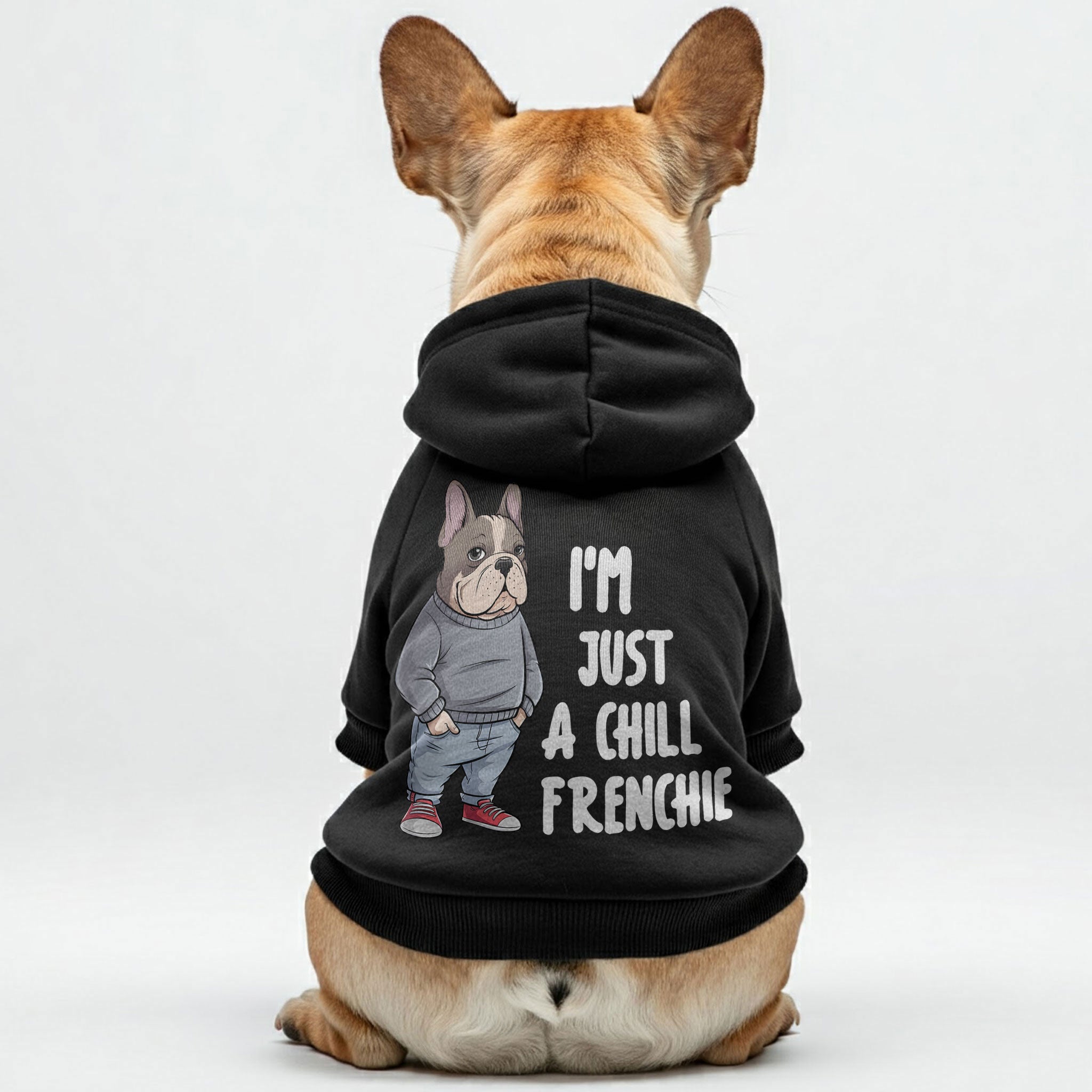 Frenchie Stylish Pet Sweatshirt for Brachycephalic Dogs-fadou