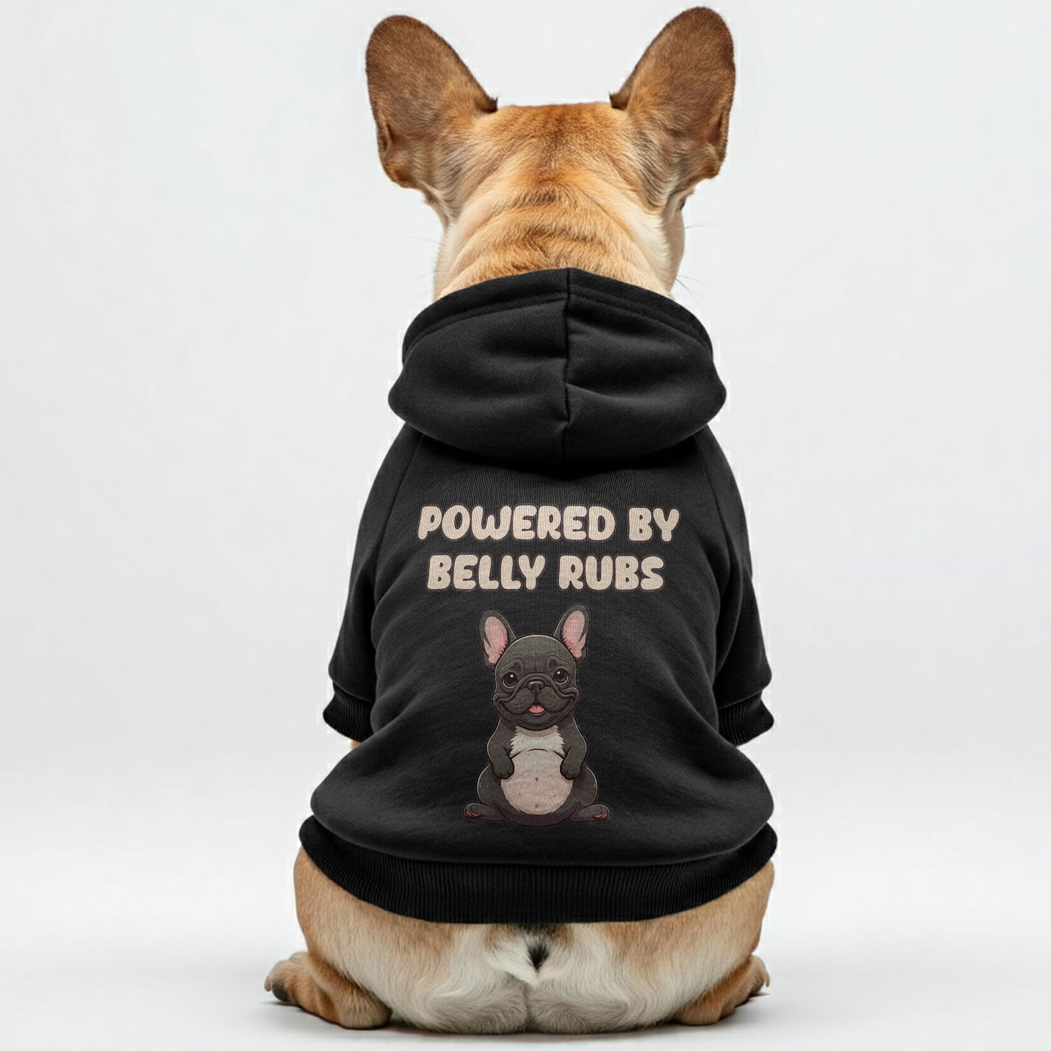 Powered French Bulldog Dog Hoodie for Brachycephalic Dogs-fadou