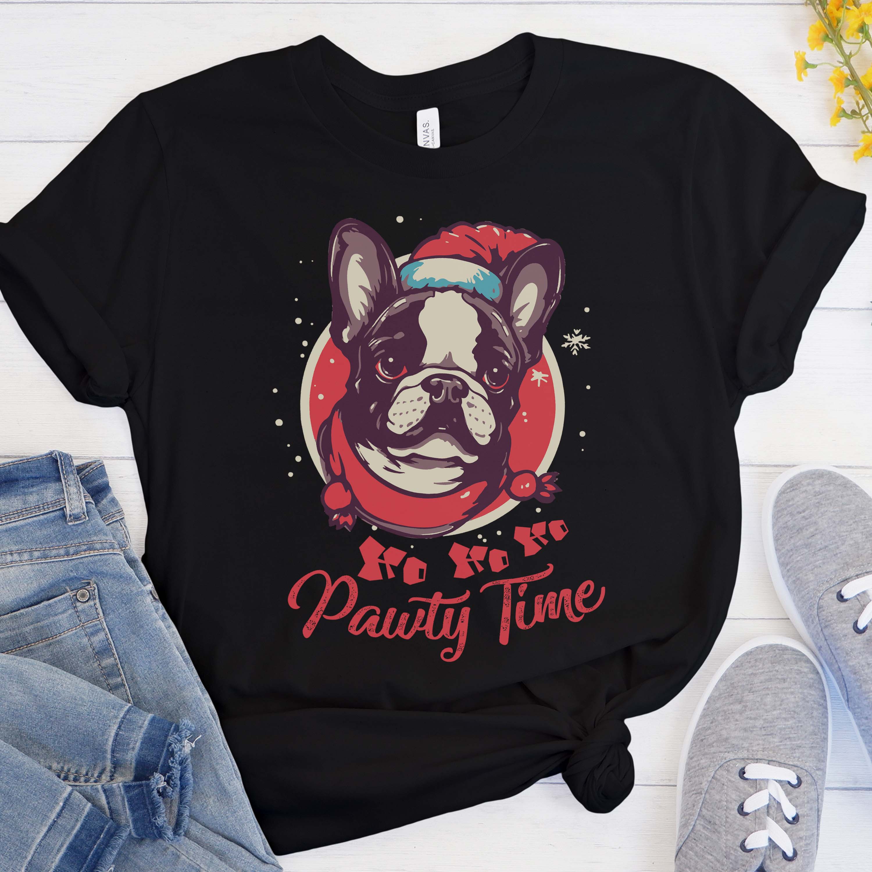 French Bulldog Christmas Unisex Shirt for Dog Moms & Dads-fadou