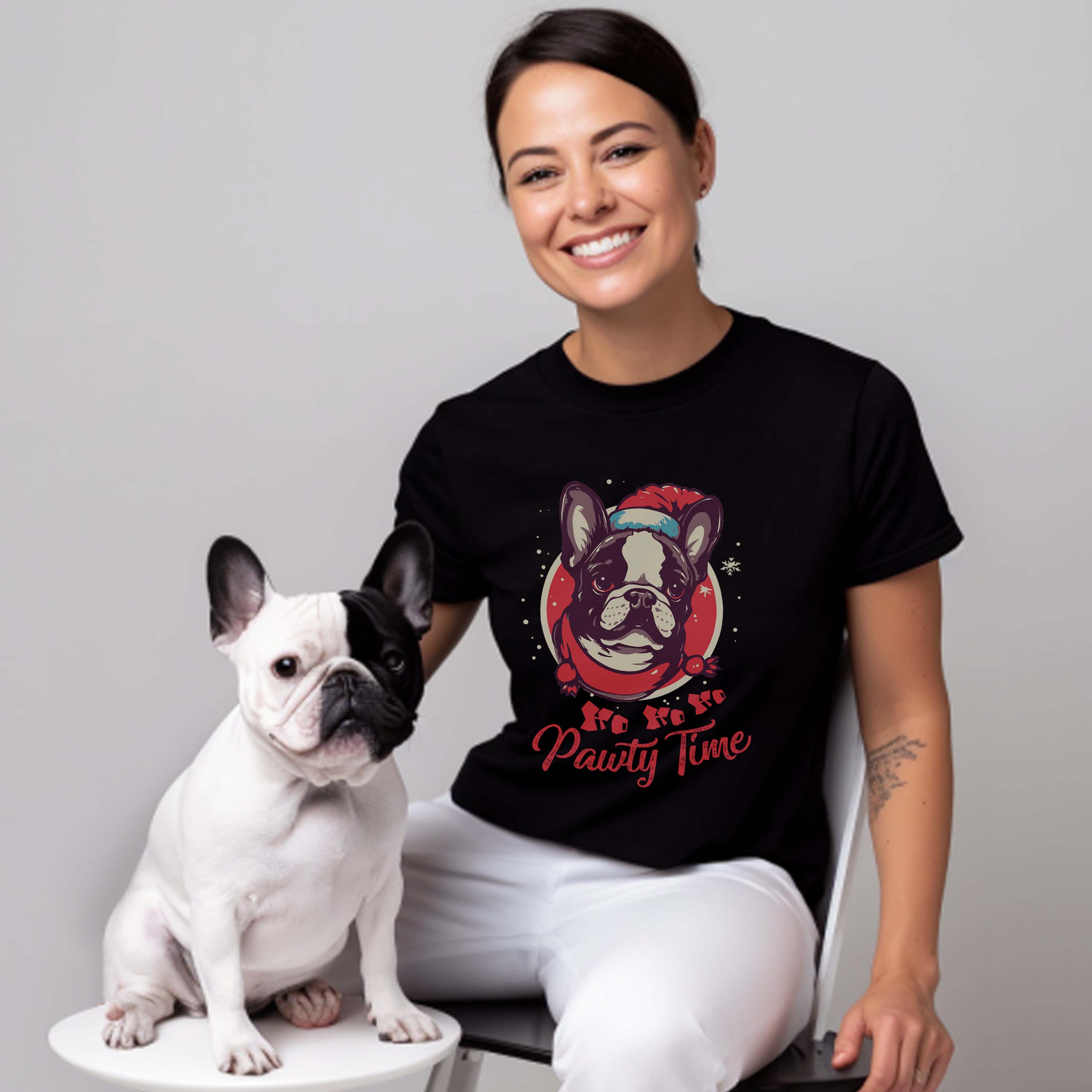 French Bulldog Christmas Unisex Shirt for Dog Moms & Dads-fadou