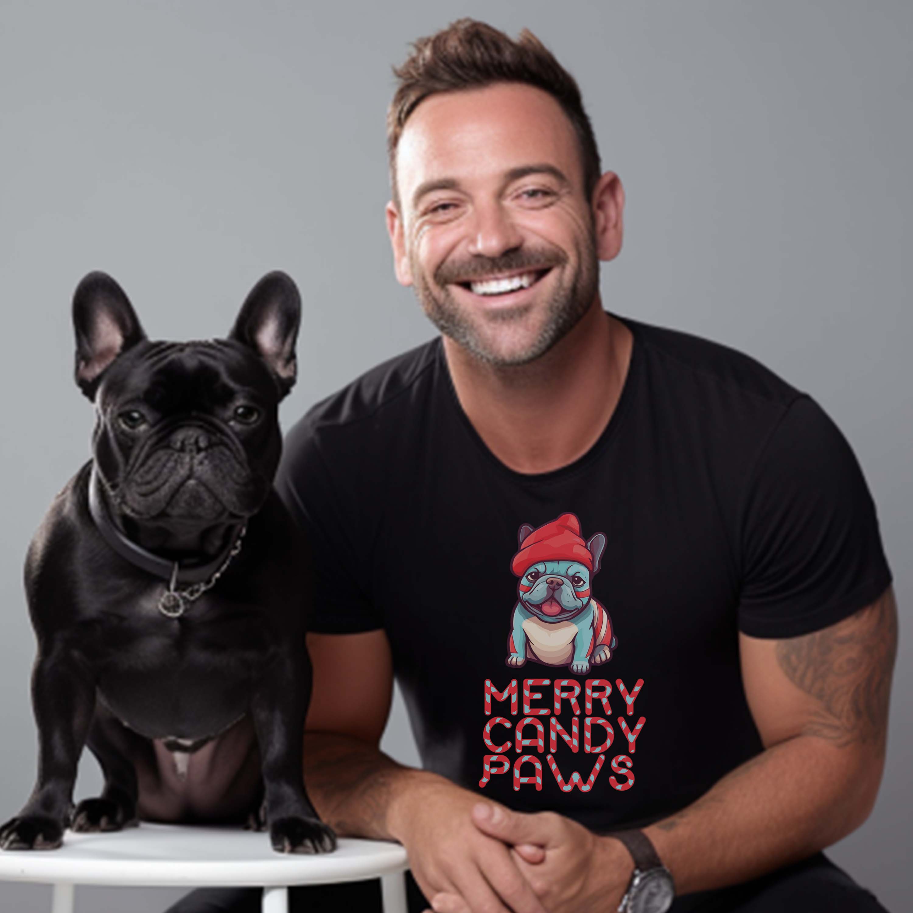 Frenchie's Candy - Unisex T-Shirt for Dog Lovers and Owners-fadou