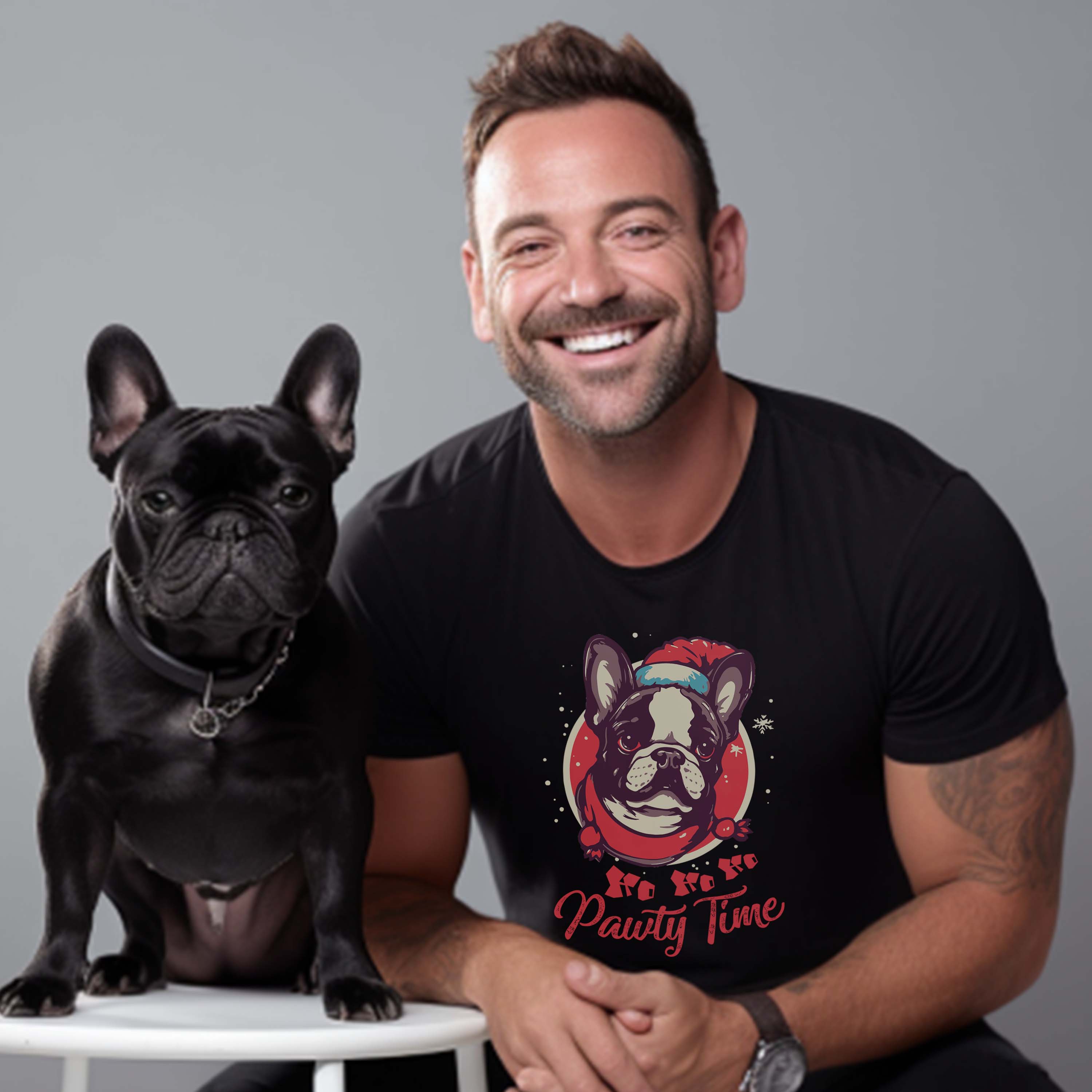 French Bulldog Christmas Unisex Shirt for Dog Moms & Dads-fadou