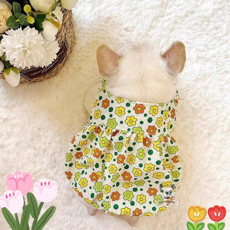 BloomPup Lightweight Summer Dress for Outdoor Adventures-fadou