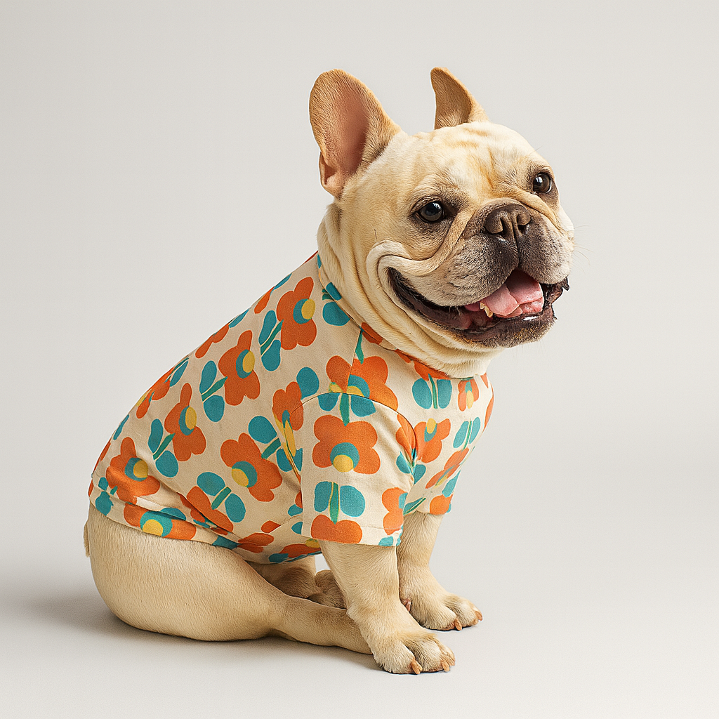 French Bulldog Breathable Pet Top for Training Sessions-fadou