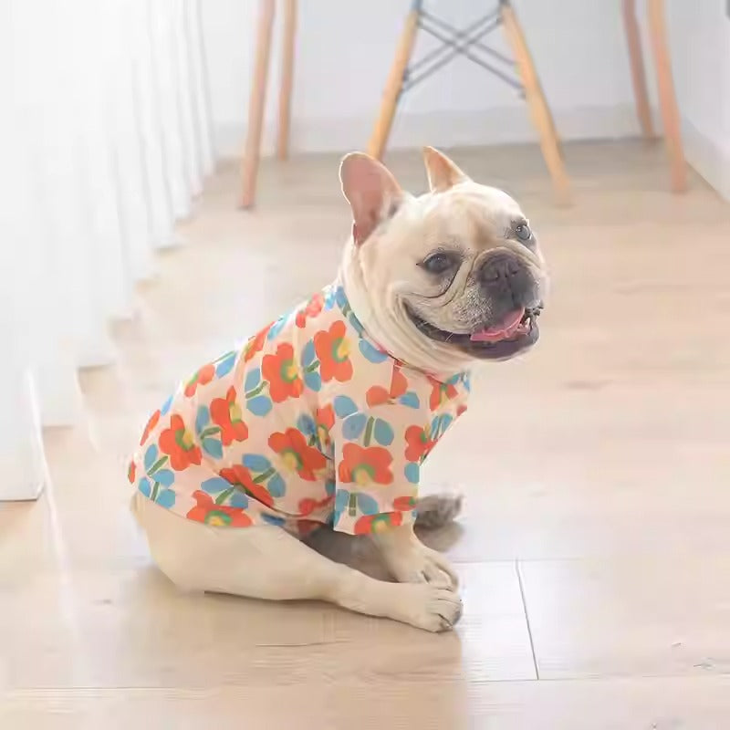 French Bulldog Breathable Pet Top for Training Sessions-fadou