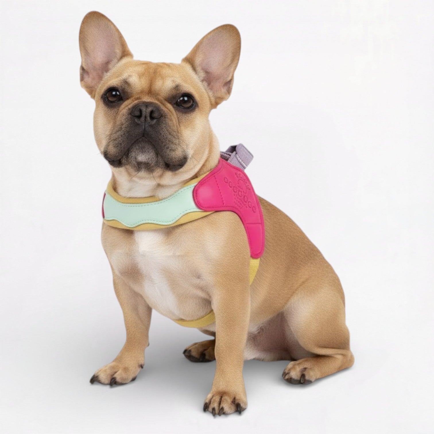 French Bulldog Breathable No-Pull Vest for Training Sessions-fadou