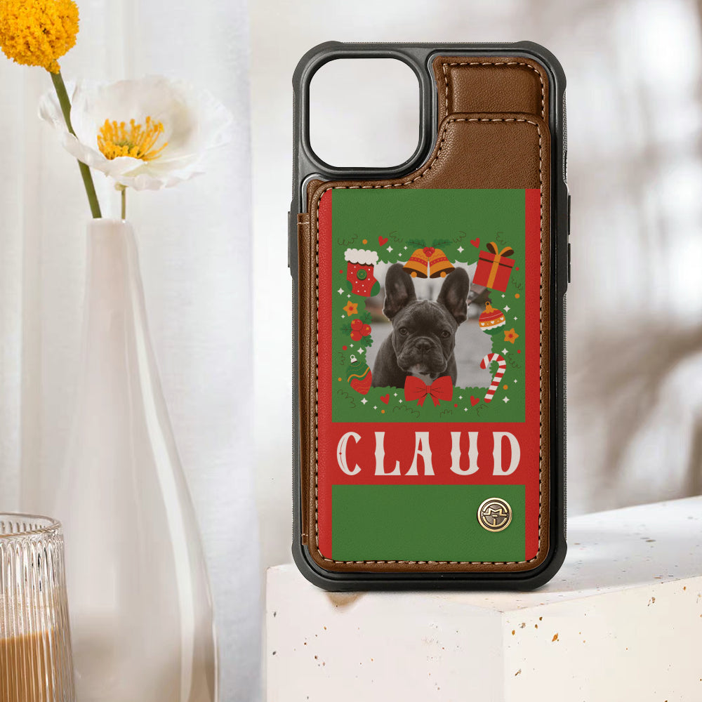 French Bulldog Personalized Card Holder for Pet Parents-fadou