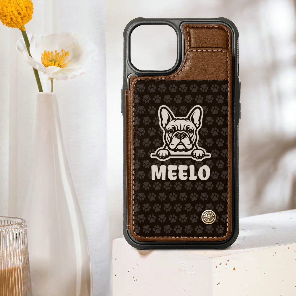French Bulldog Personalized Card Holder for Bulldog Owners-fadou