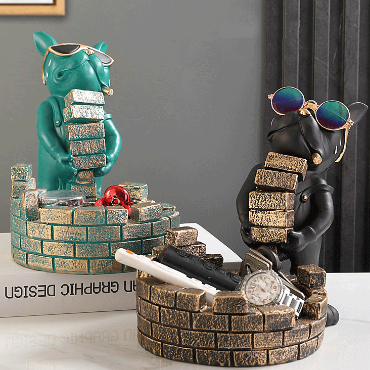 Builder French Bulldog Statue - Elegant Living for Dog Lovers and Owners-fadou