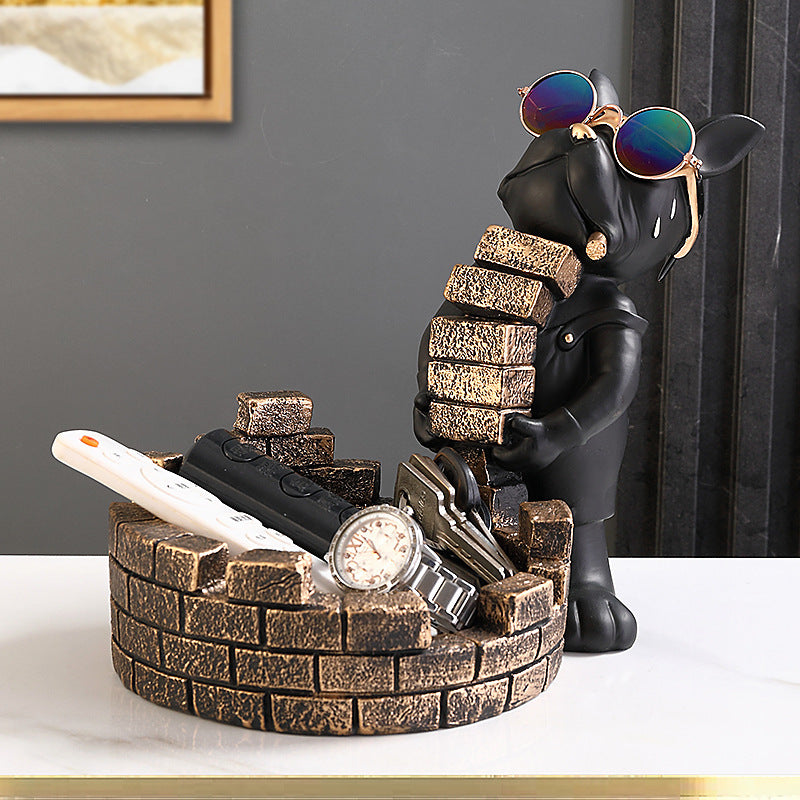Builder French Bulldog Statue - Elegant Living for Dog Lovers and Owners-fadou
