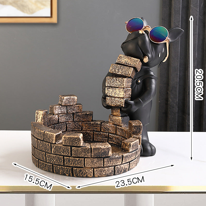 Builder French Bulldog Statue - Elegant Living for Dog Lovers and Owners-fadou