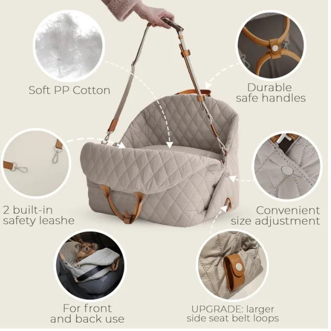 French Bulldog Foldable Pup Carrier for Training Sessions-fadou